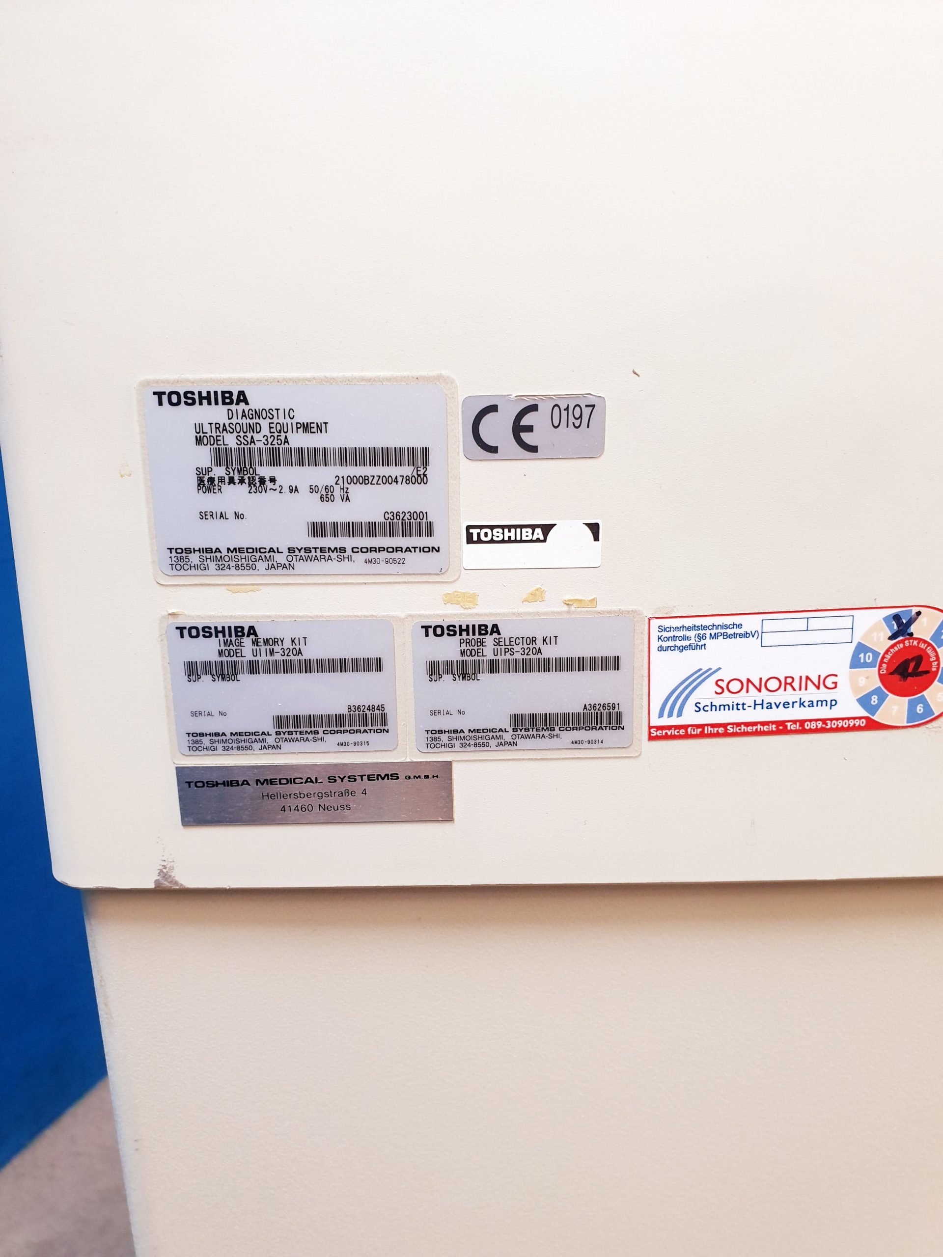 Toshiba Just Vision 400 Justvision 400 SSA-325 + Konvex + Linear – Bild 6