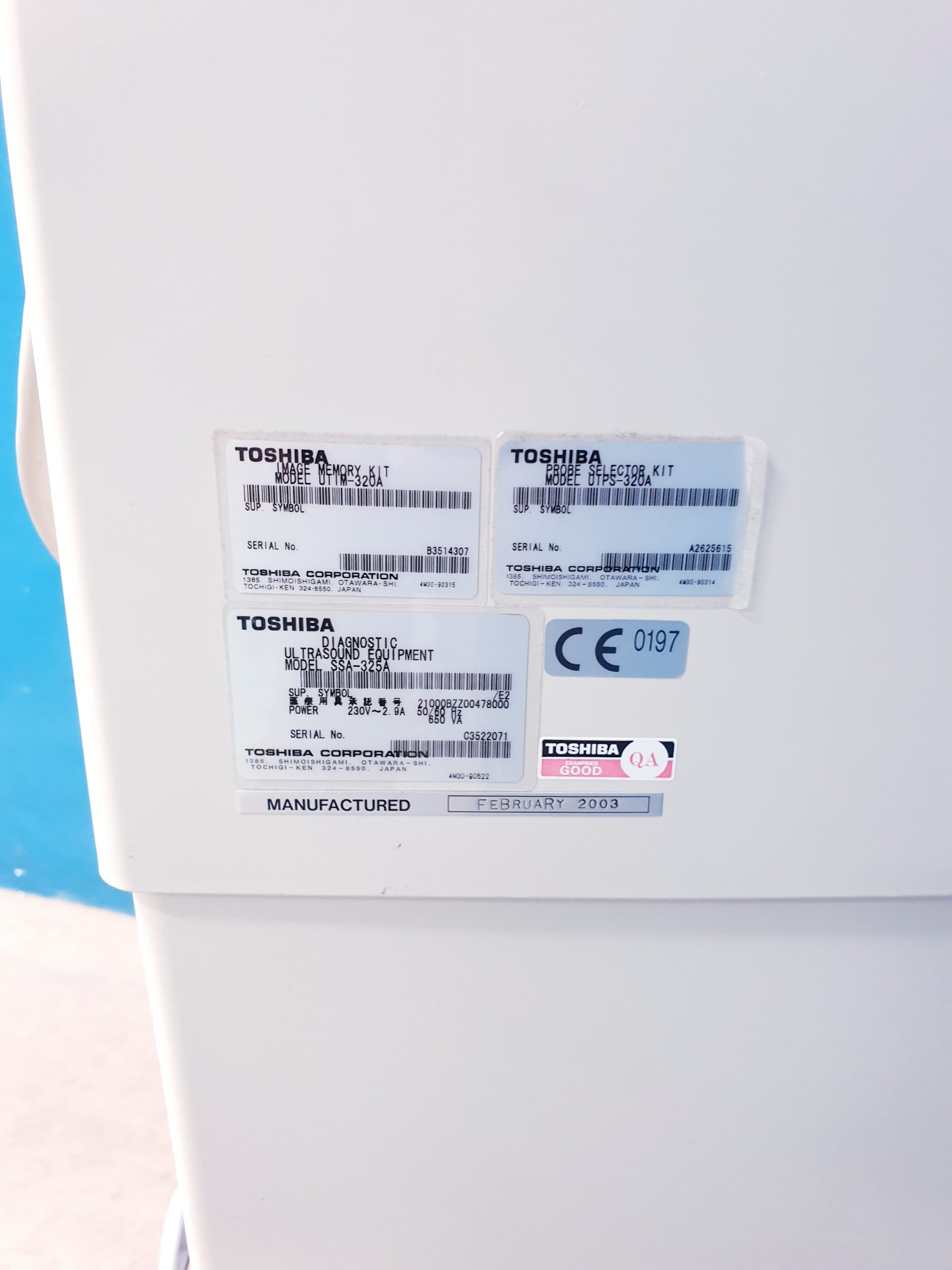 Toshiba Just Vision 400 Justvision 400 SSA-325 + Konvex + Linear – Bild 42