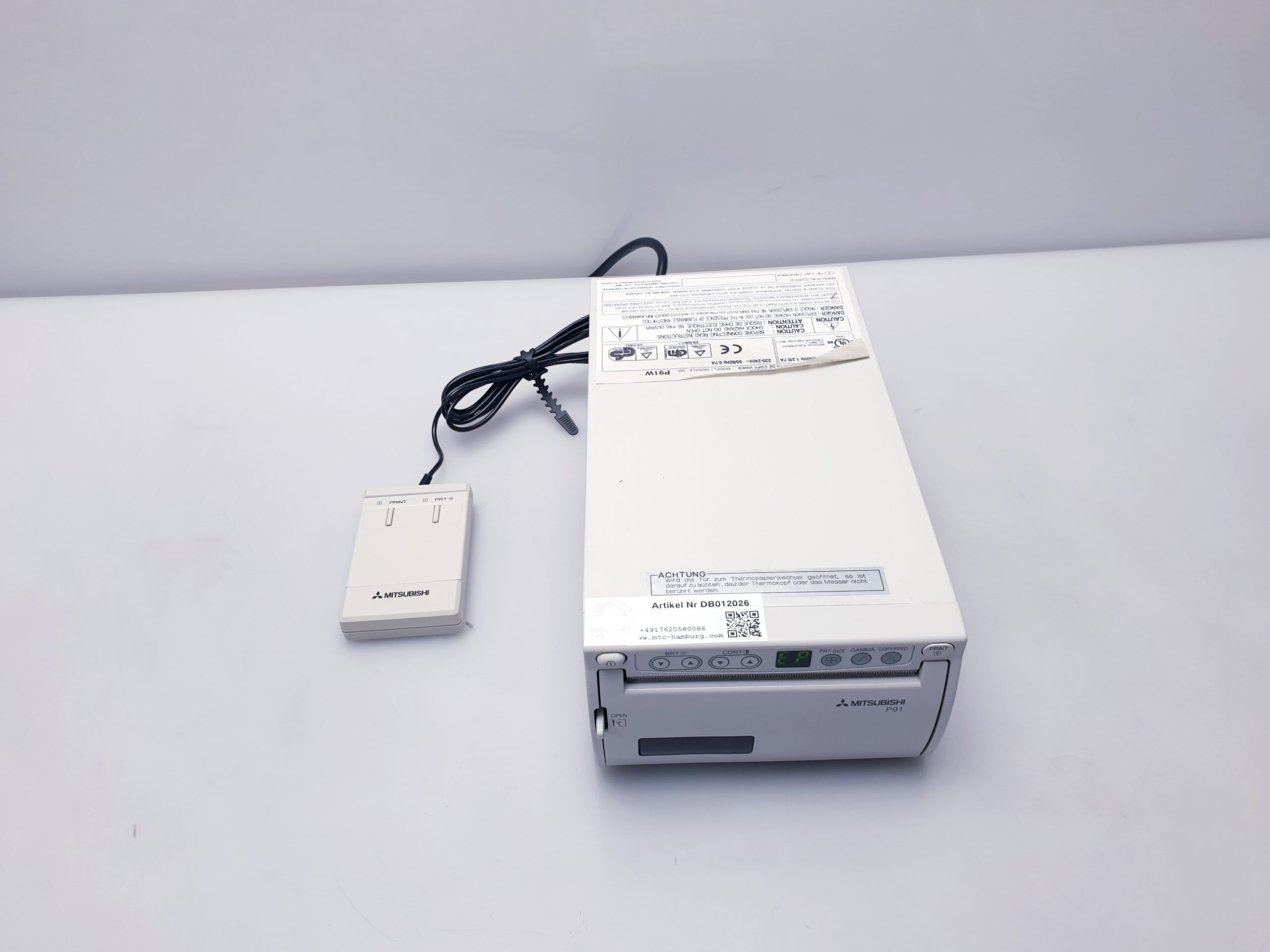 Mitsubishi P91 – P 91 SW Printer für Ultraschallgerät – Bild 4