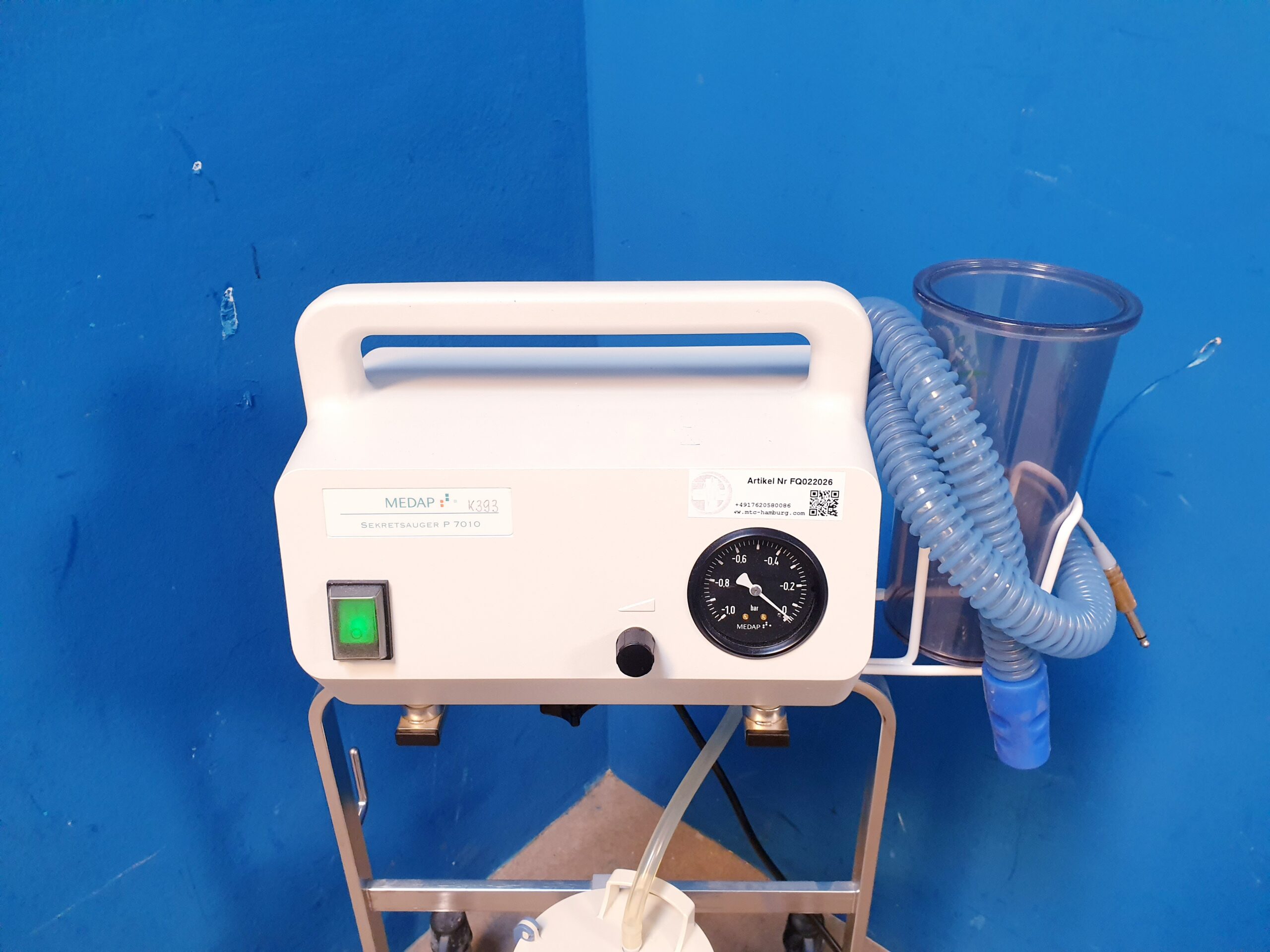 MEDAP P7010 fahrbarer Sekretsauger – Bild 5
