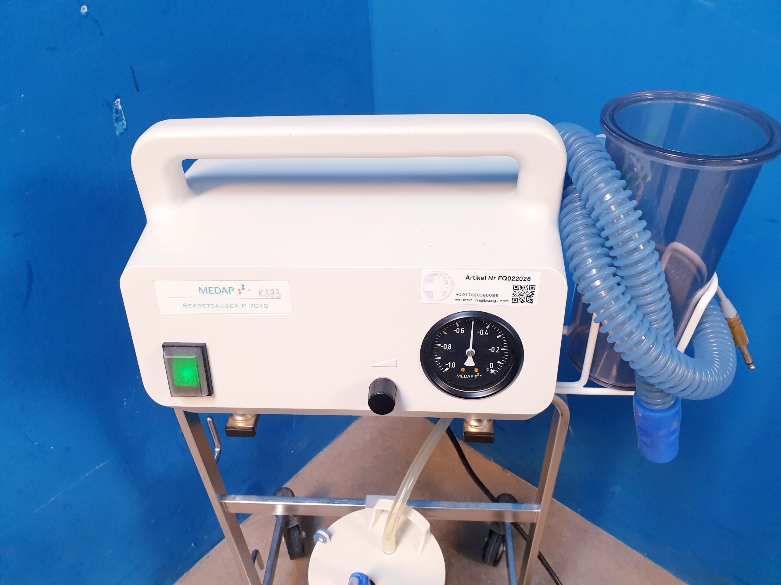 MEDAP P7010 fahrbarer Sekretsauger – Bild 6