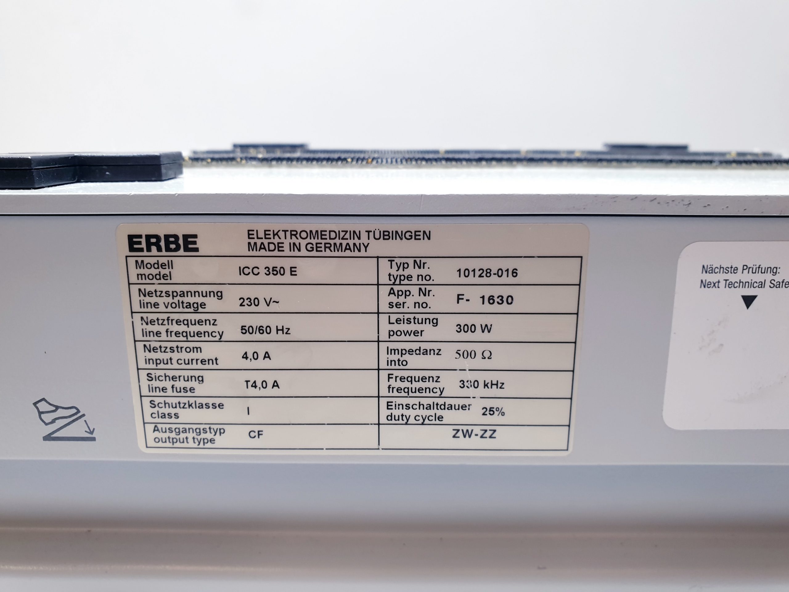 ERBE ICC 350 // ICC350 E-Serie HF-Chirurgiegerät 300 Watt Leistung – Bild 9
