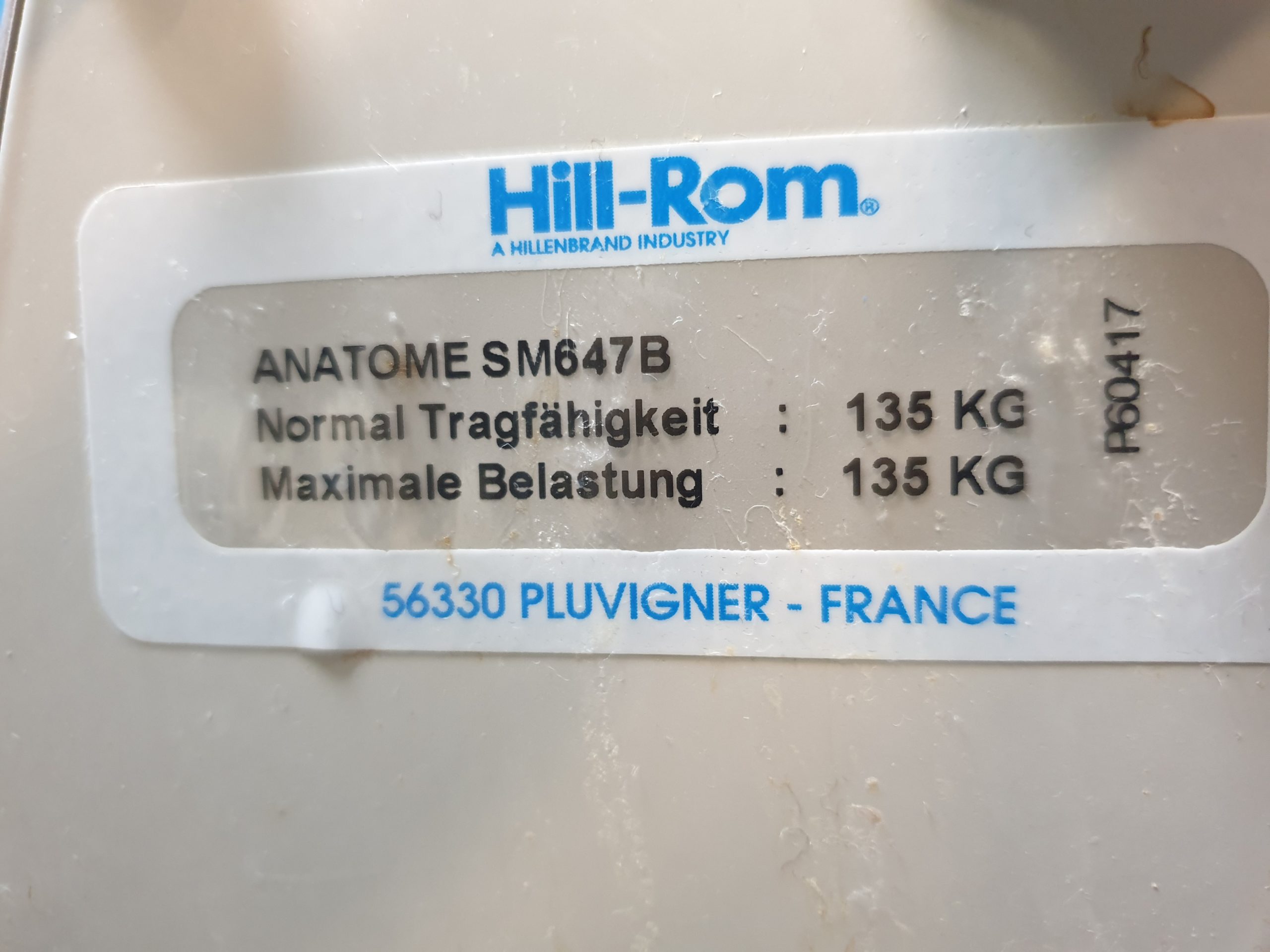 HILL-ROM Anatome SM 647B - SM647B - Pflegesessel, Patientenstuhl Fahrbar – Bild 15