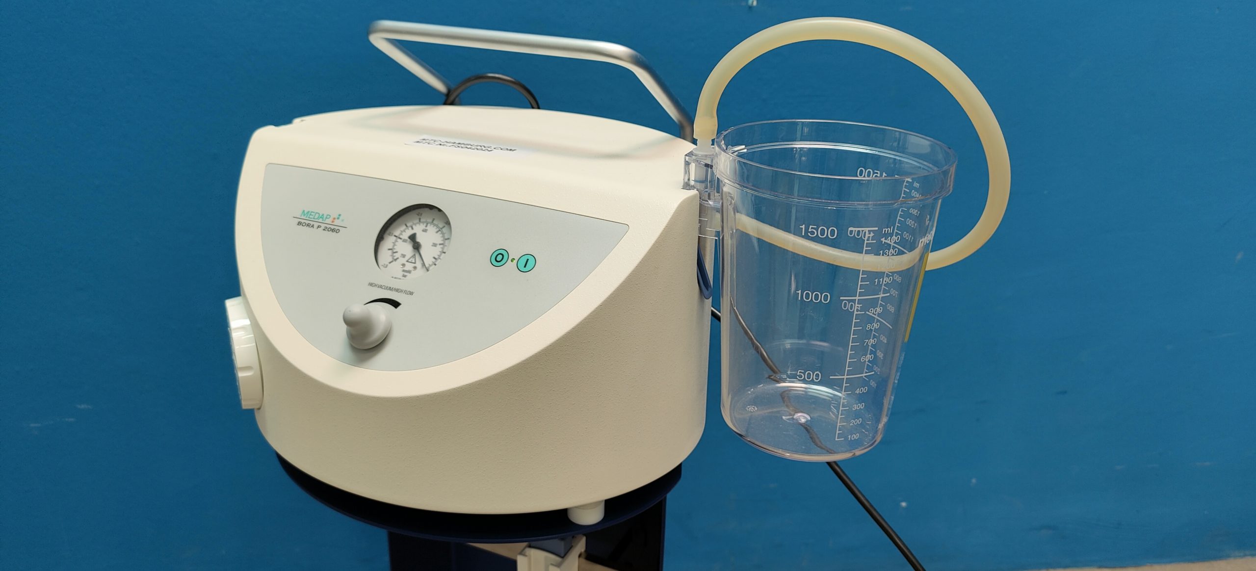 Medap Bora P 2060 Absauggerät Absaugpumpe Sekretsauger Chirurgiesauger fahrbar