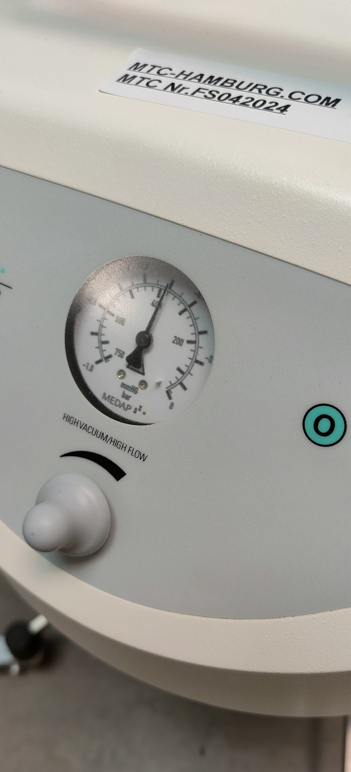 Medap Bora P 2060 Absauggerät Absaugpumpe Sekretsauger Chirurgiesauger fahrbar – Bild 5