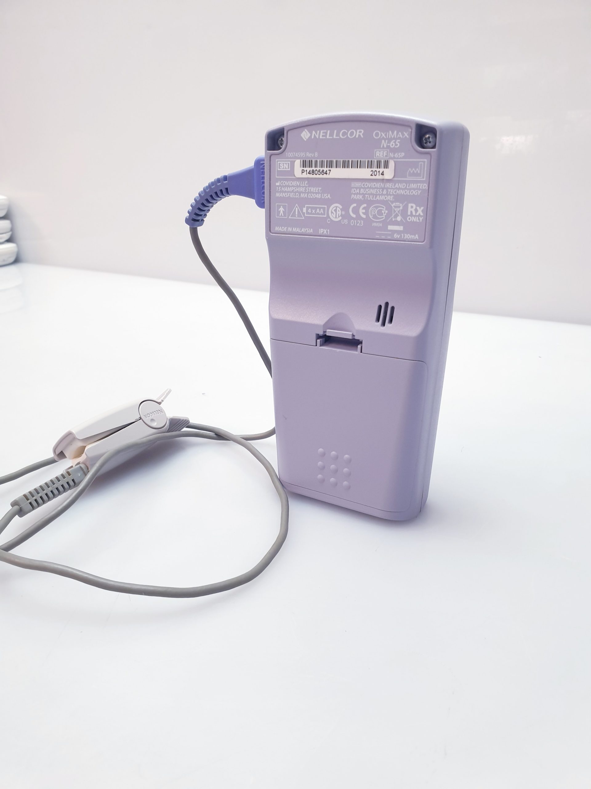 Nellcor N-65 (N65) OxiMax Pulsoximeter mit Fingersensor – Bild 7