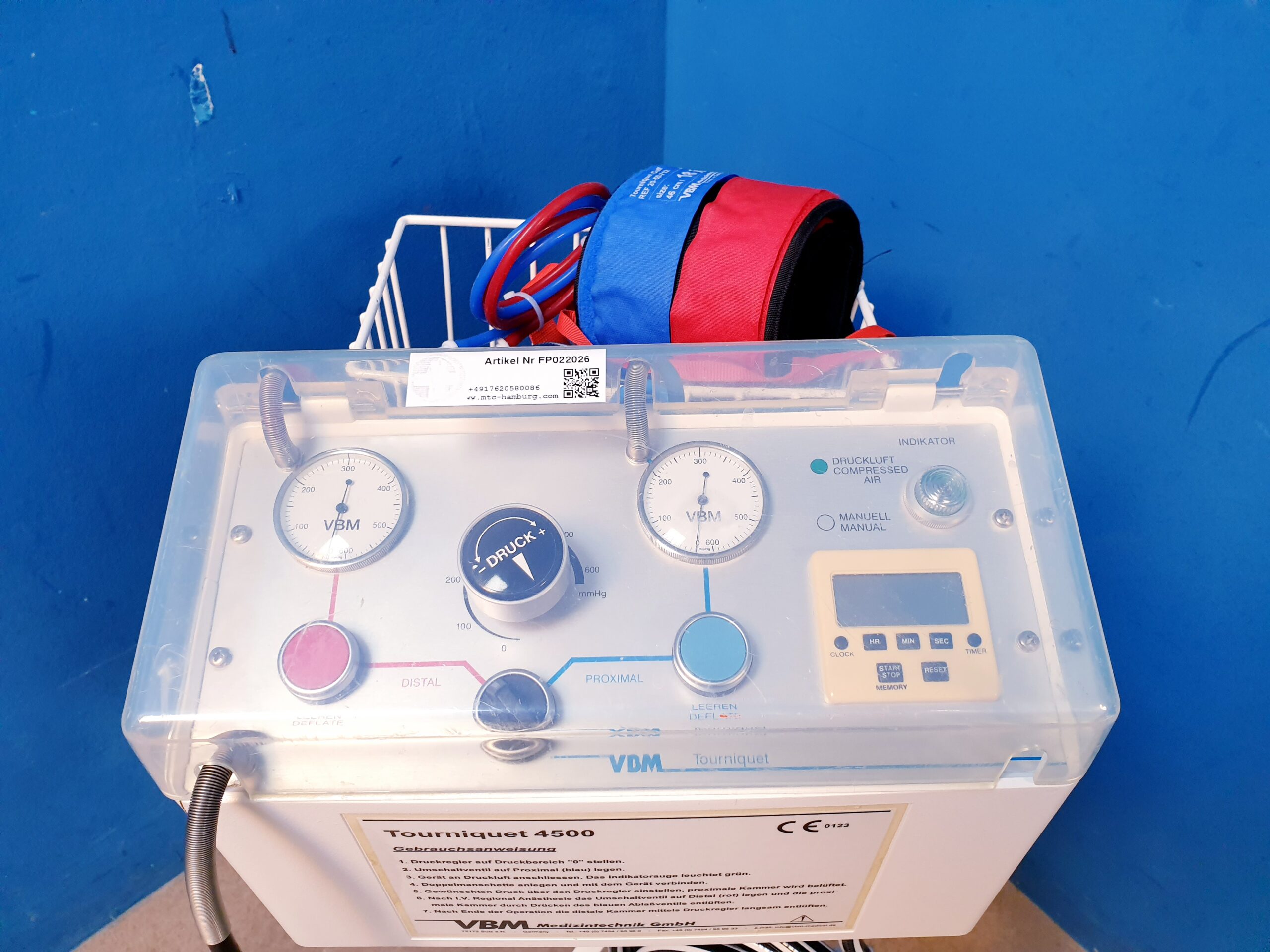 VBM TOURNIQUET 4500 Blutsperregerät – Bild 5