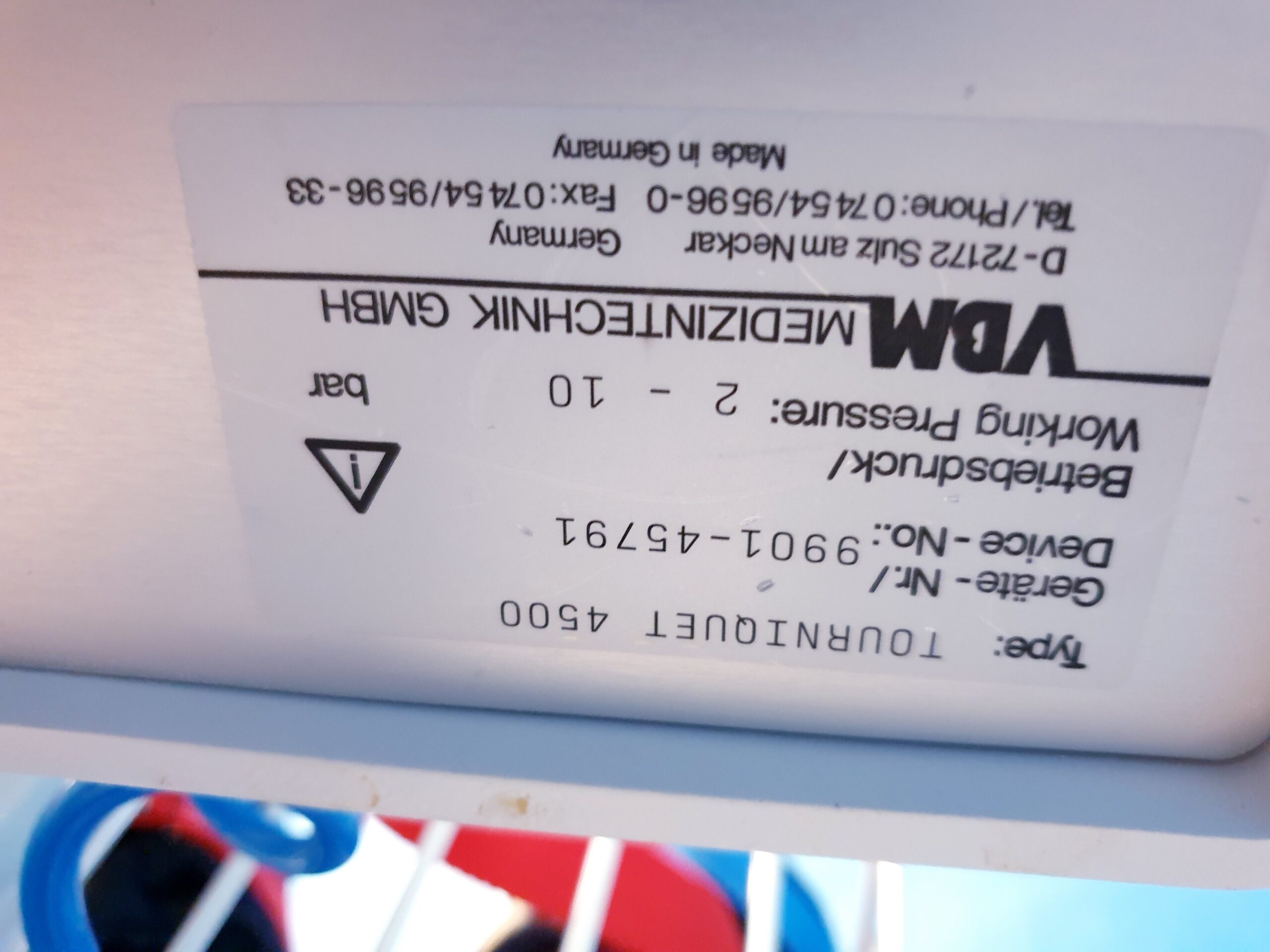 VBM TOURNIQUET 4500 Blutsperregerät – Bild 13