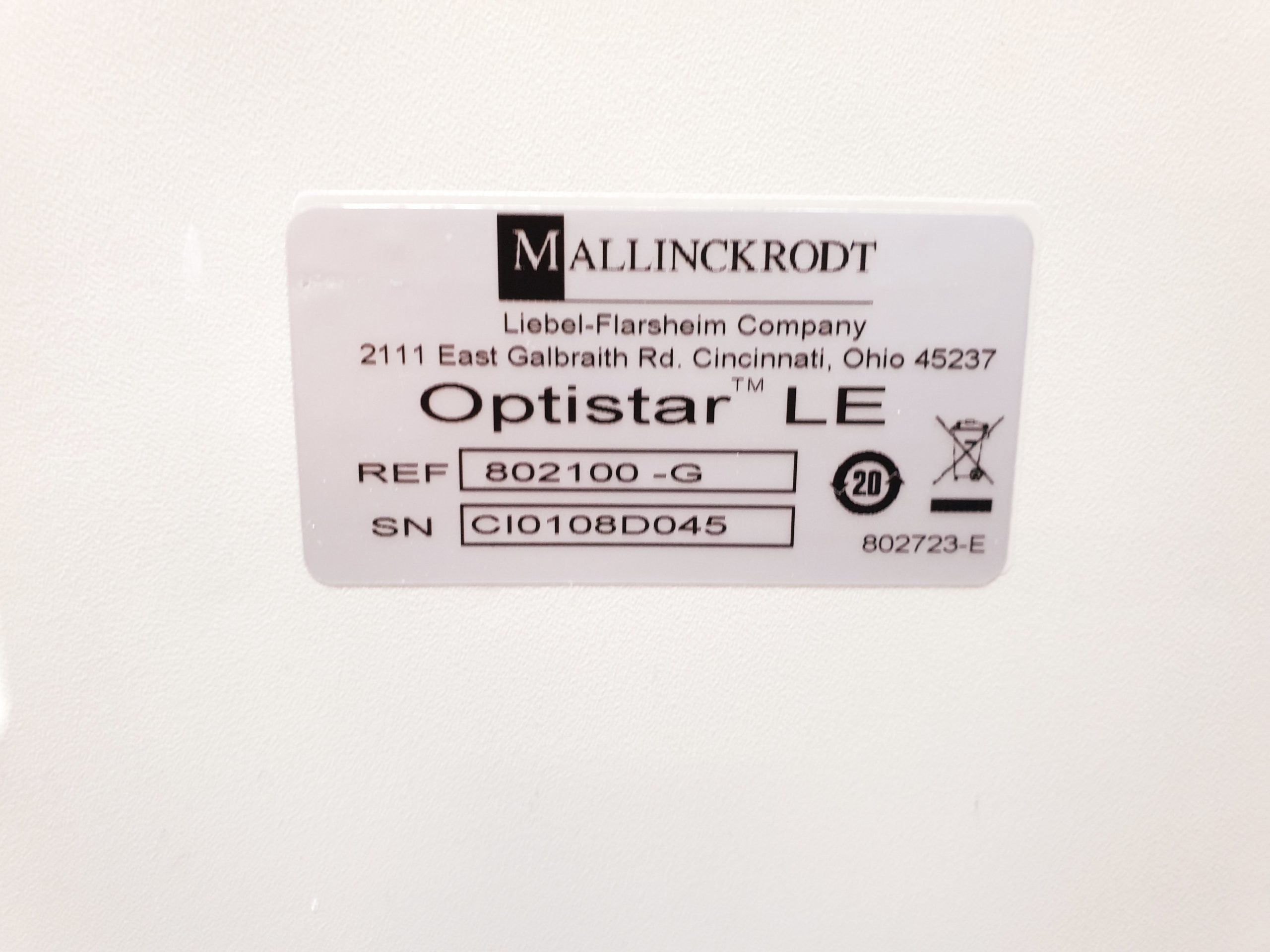 Liebel-Flarsheim OptiStar MRT- Kontrastmittel Verabreichungssystem Injektor – Bild 8