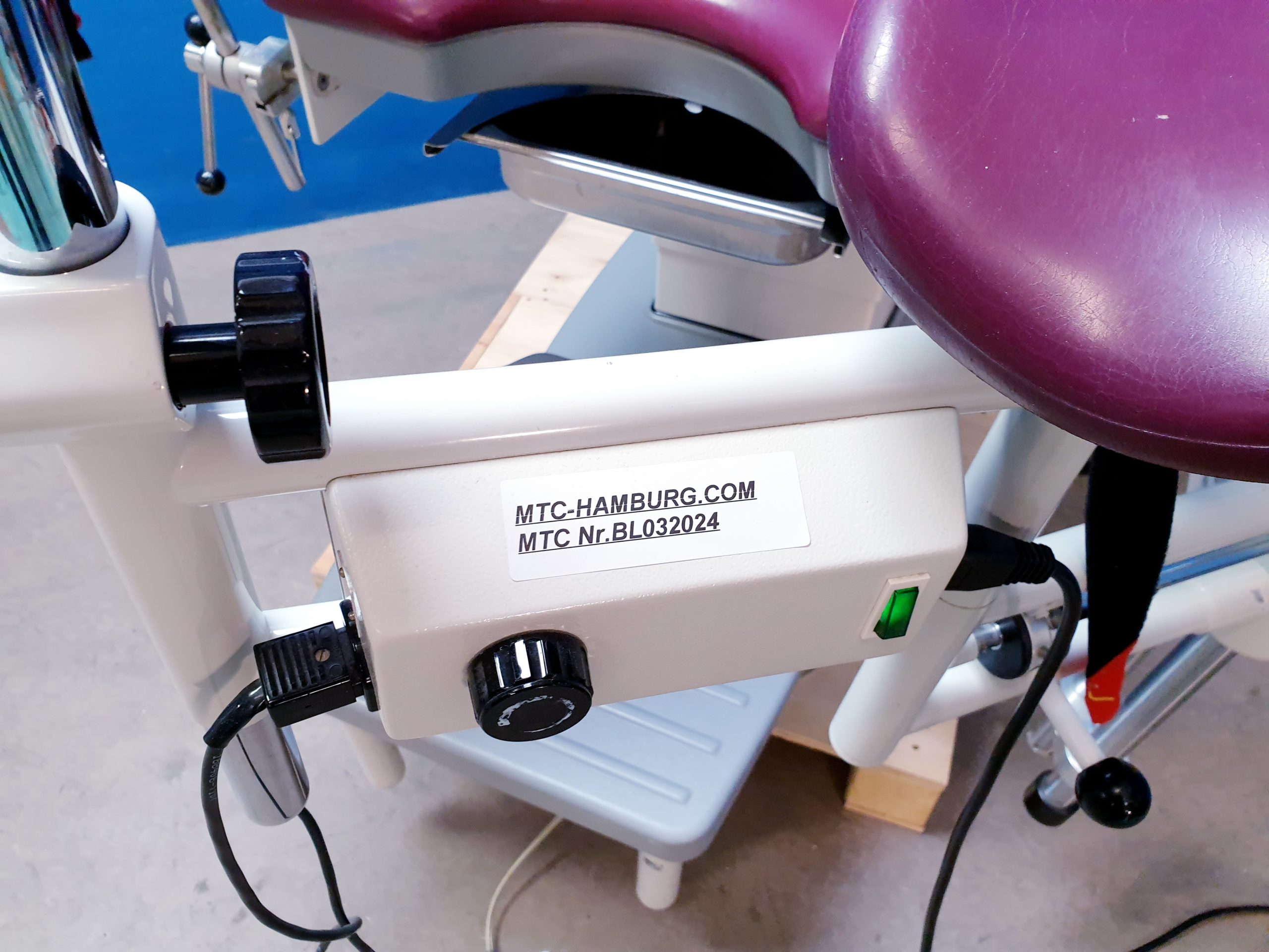 Schmitz Medi-Matic 115 502 Gynäkologischer Stuhl Gynstuhl +1D3 Leisegang Kolposkop – Bild 2