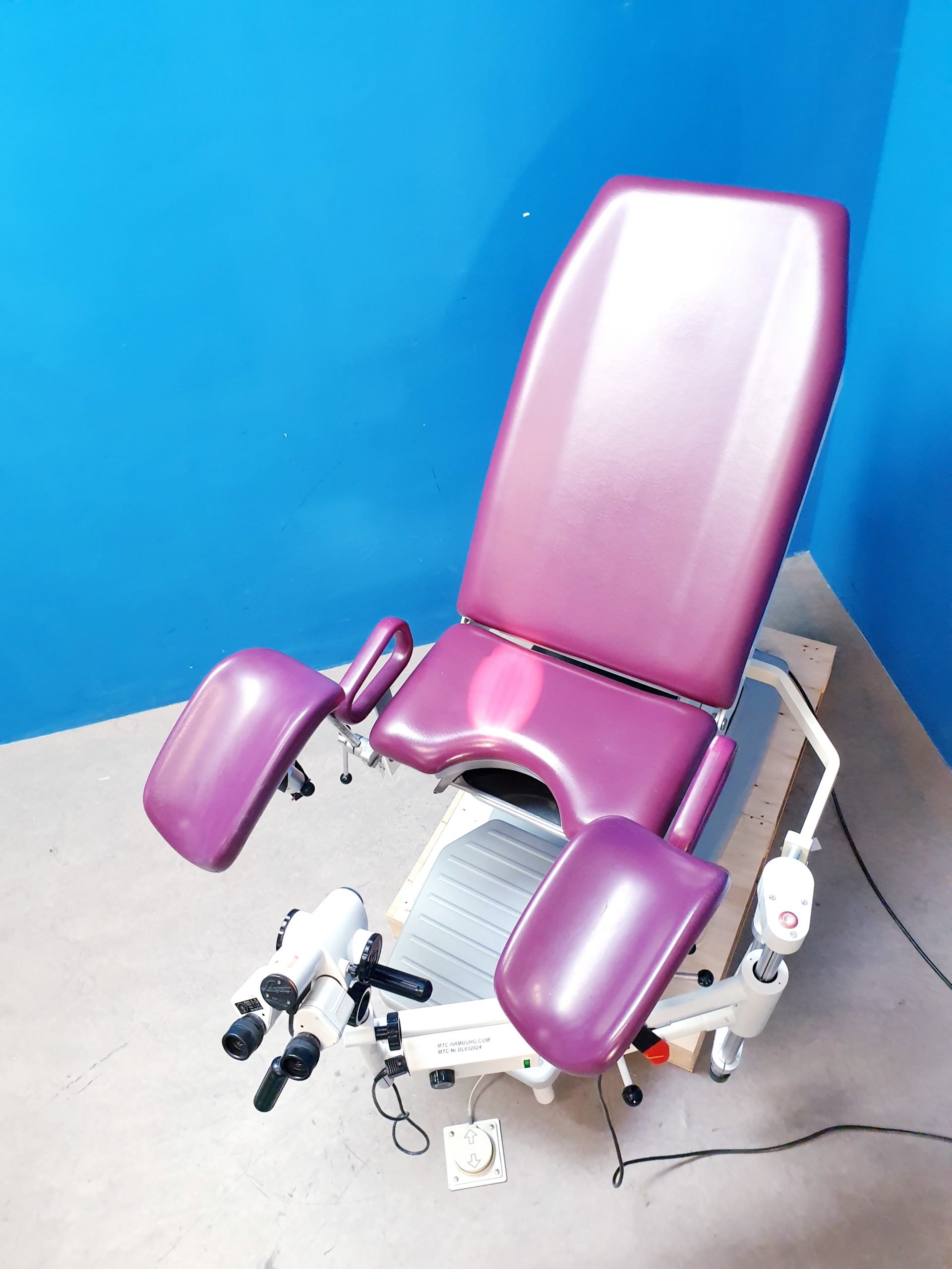 Schmitz Medi-Matic 115 502 Gynäkologischer Stuhl Gynstuhl +1D3 Leisegang Kolposkop – Bild 3