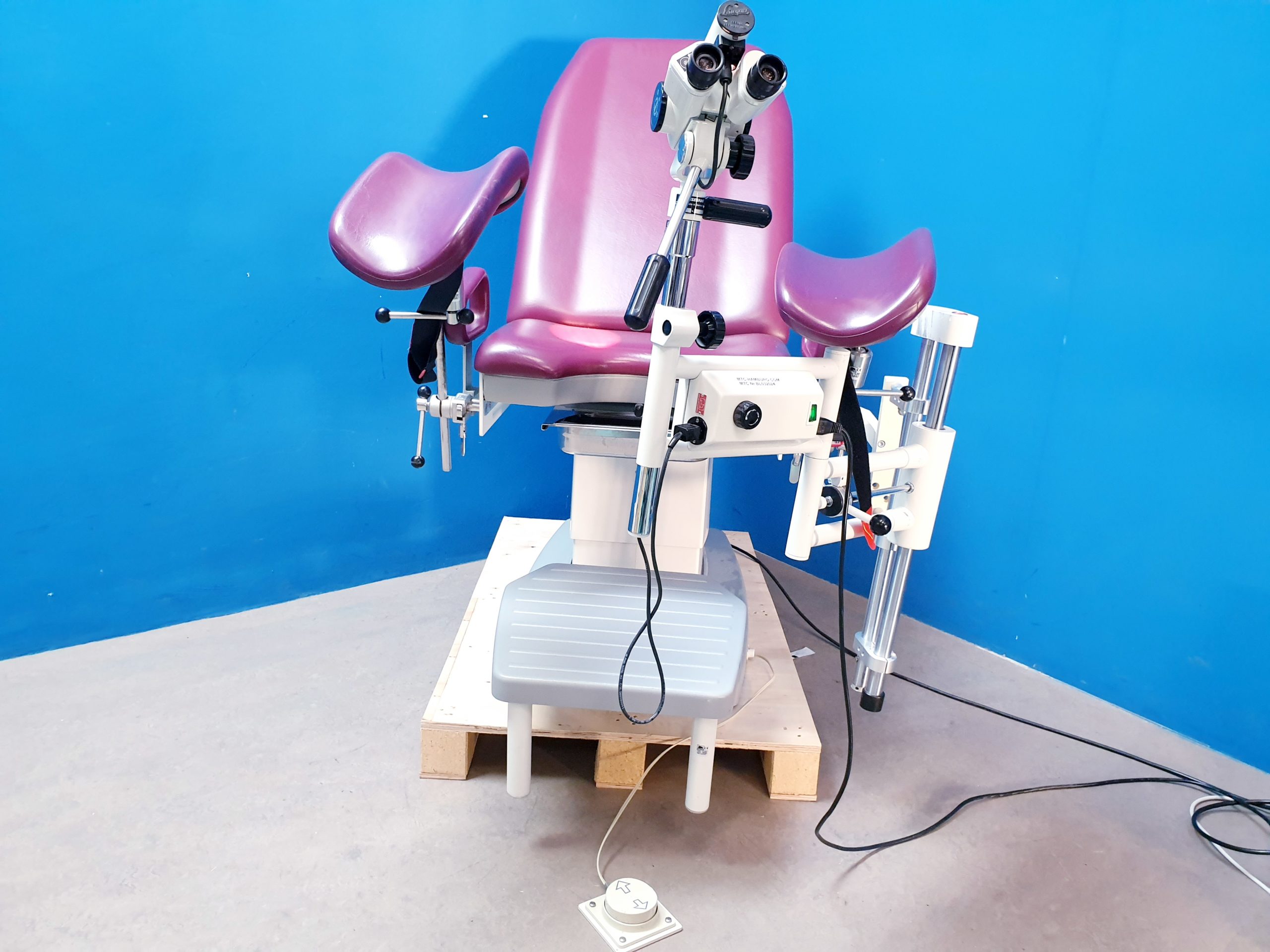 Schmitz Medi-Matic 115 502 Gynäkologischer Stuhl Gynstuhl +1D3 Leisegang Kolposkop – Bild 6