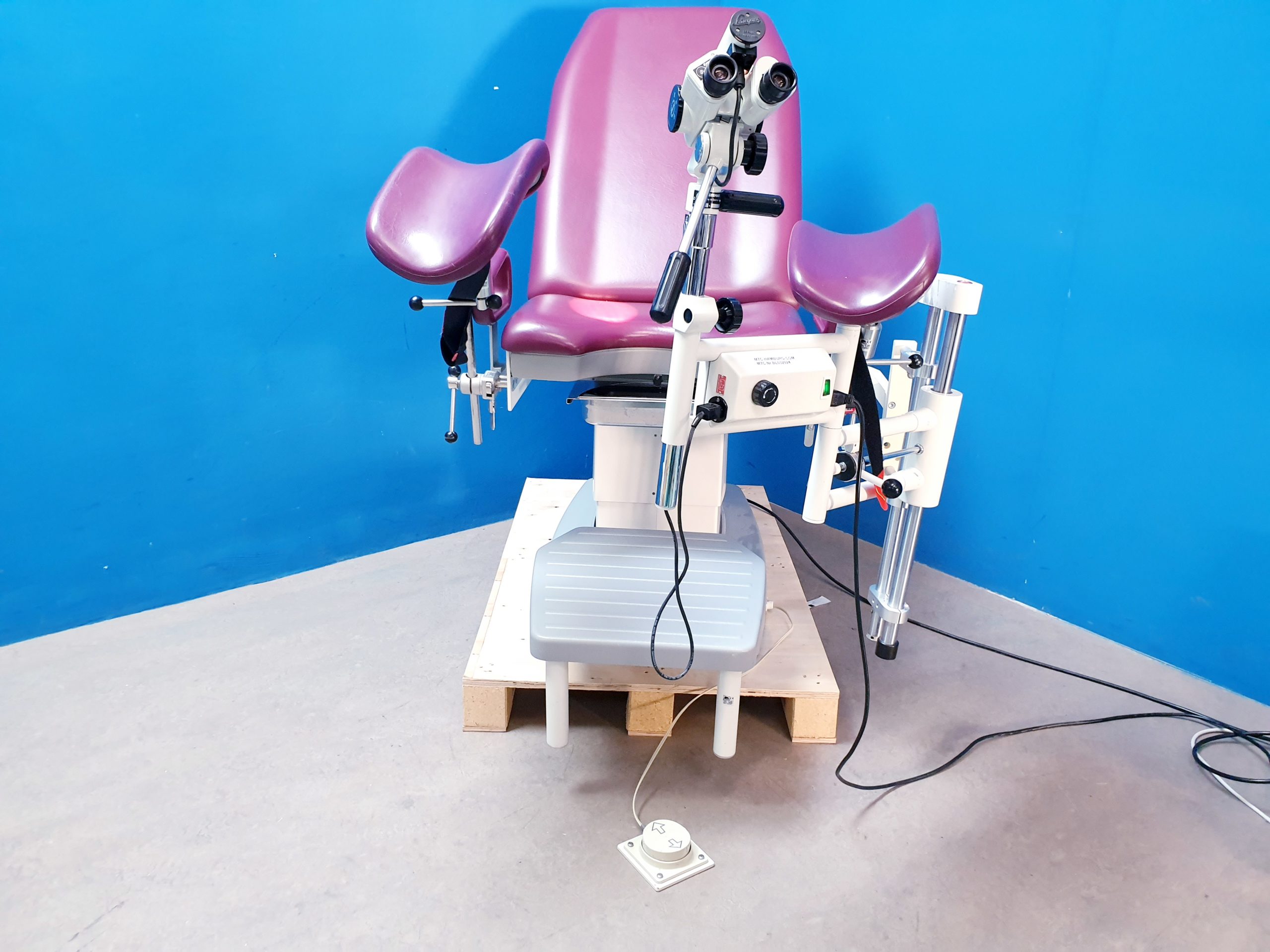 Schmitz Medi-Matic 115 502 Gynäkologischer Stuhl Gynstuhl +1D3 Leisegang Kolposkop – Bild 7