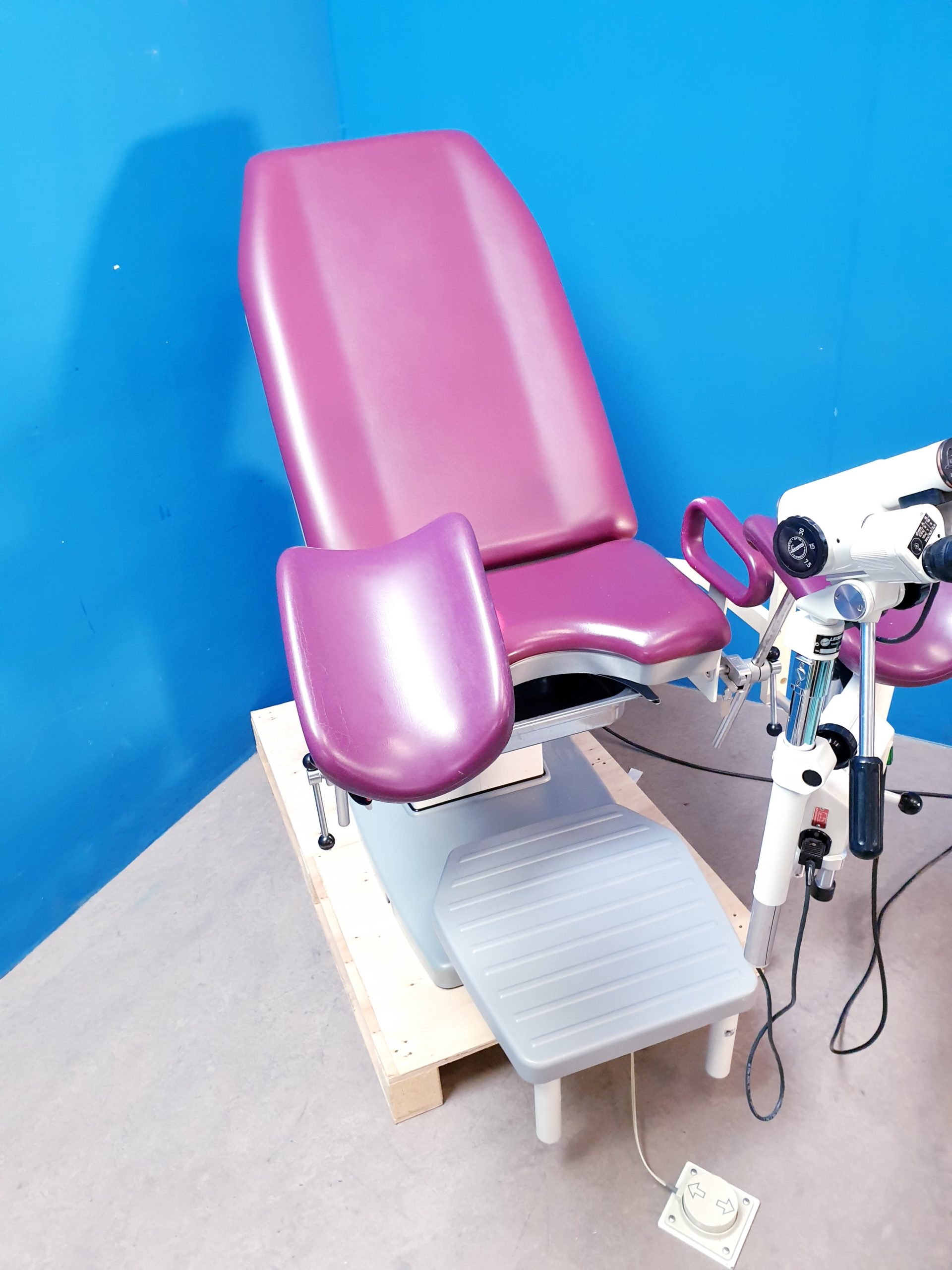 Schmitz Medi-Matic 115 502 Gynäkologischer Stuhl Gynstuhl +1D3 Leisegang Kolposkop – Bild 8