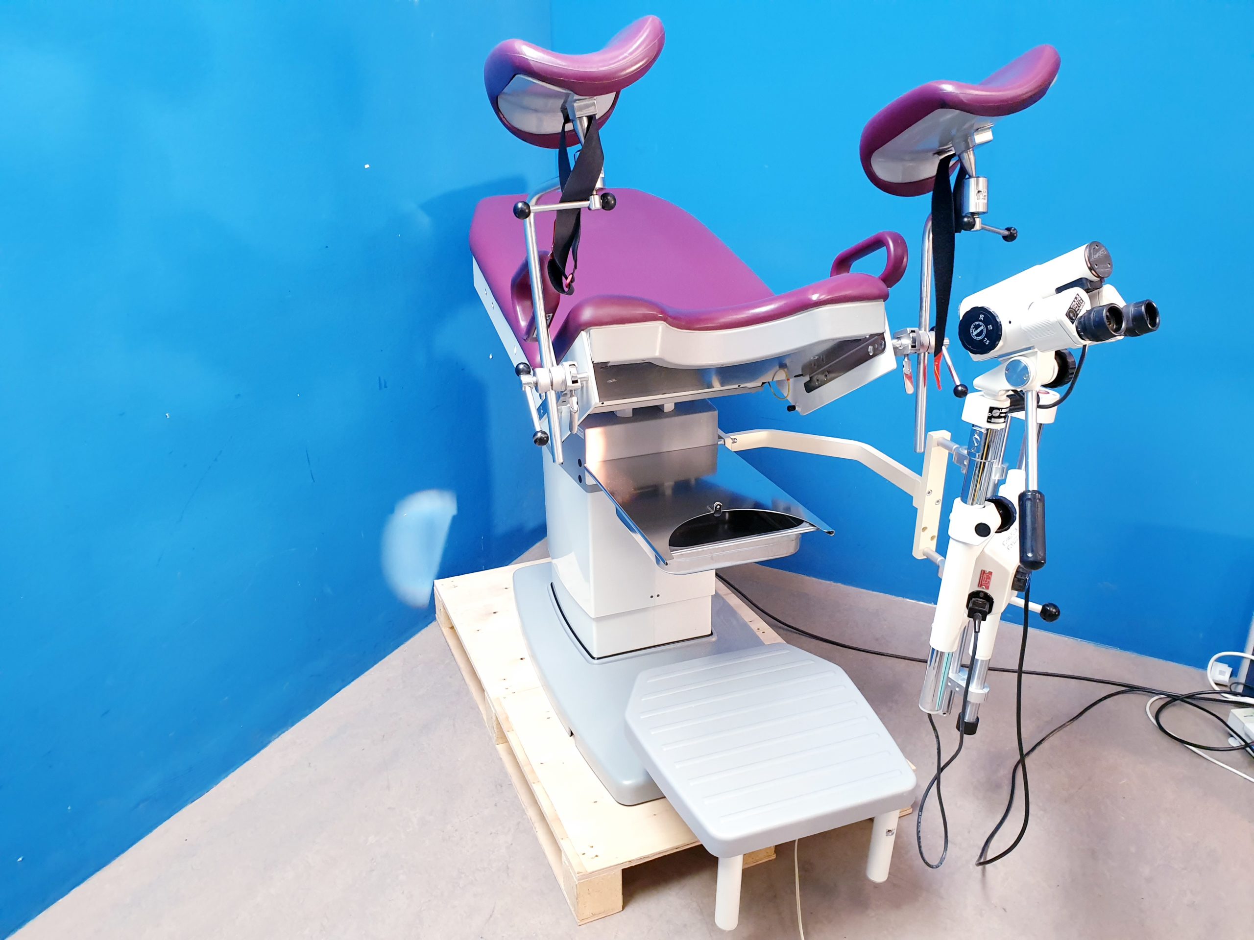 Schmitz Medi-Matic 115 502 Gynäkologischer Stuhl Gynstuhl +1D3 Leisegang Kolposkop – Bild 9