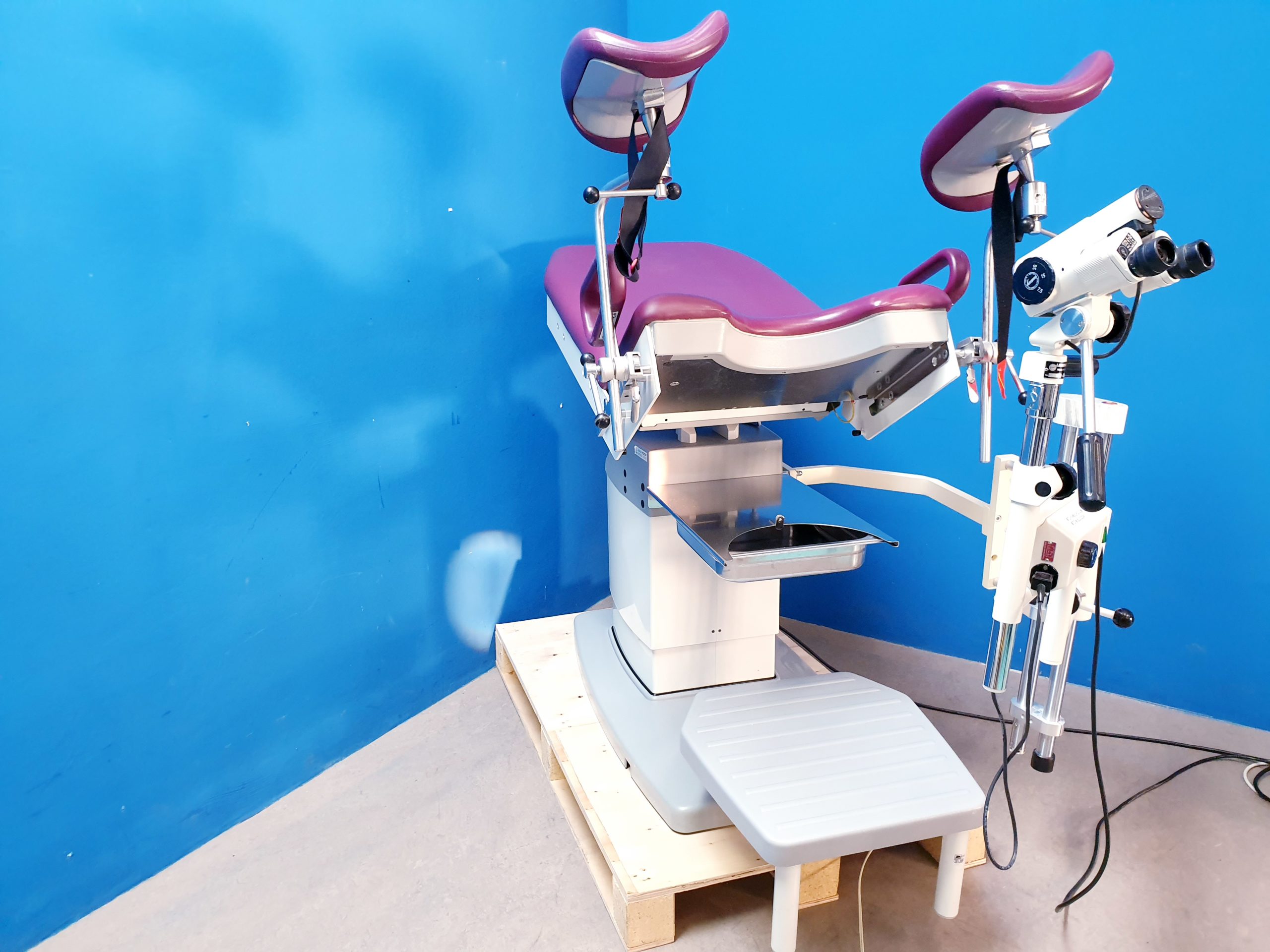 Schmitz Medi-Matic 115 502 Gynäkologischer Stuhl Gynstuhl +1D3 Leisegang Kolposkop – Bild 10