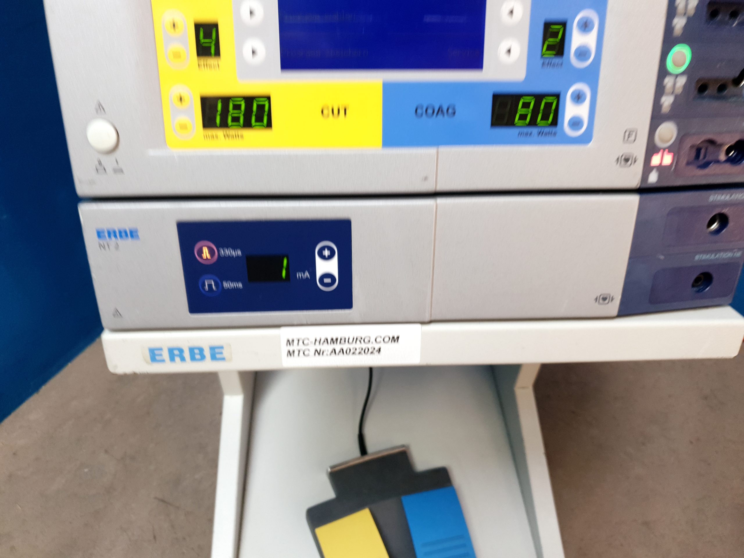 Erbe Vio 300S + NT2 HF Gerät Electrosurgical Unit System – Bild 2