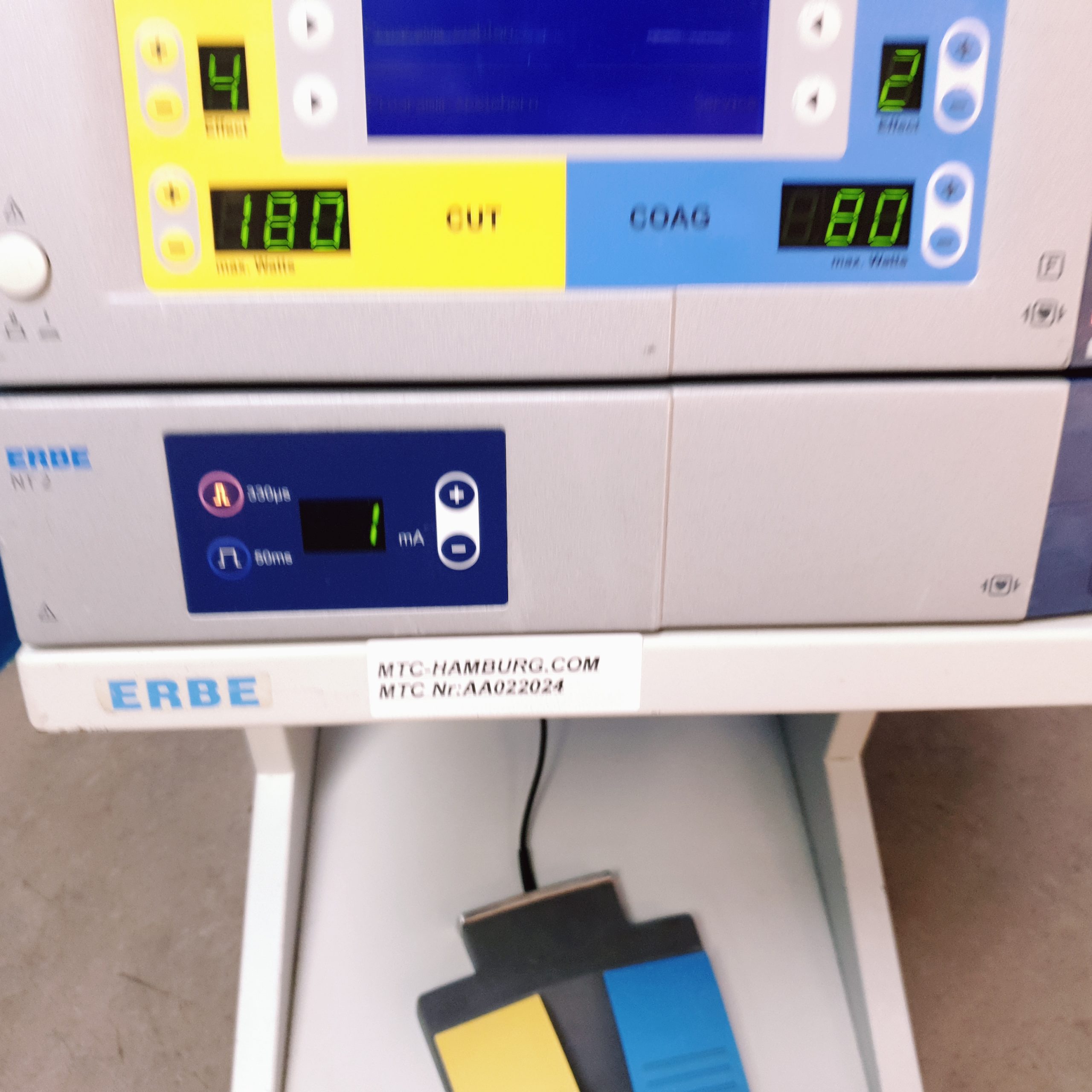 Erbe Vio 300S + NT2 HF Gerät Electrosurgical Unit System – Bild 5