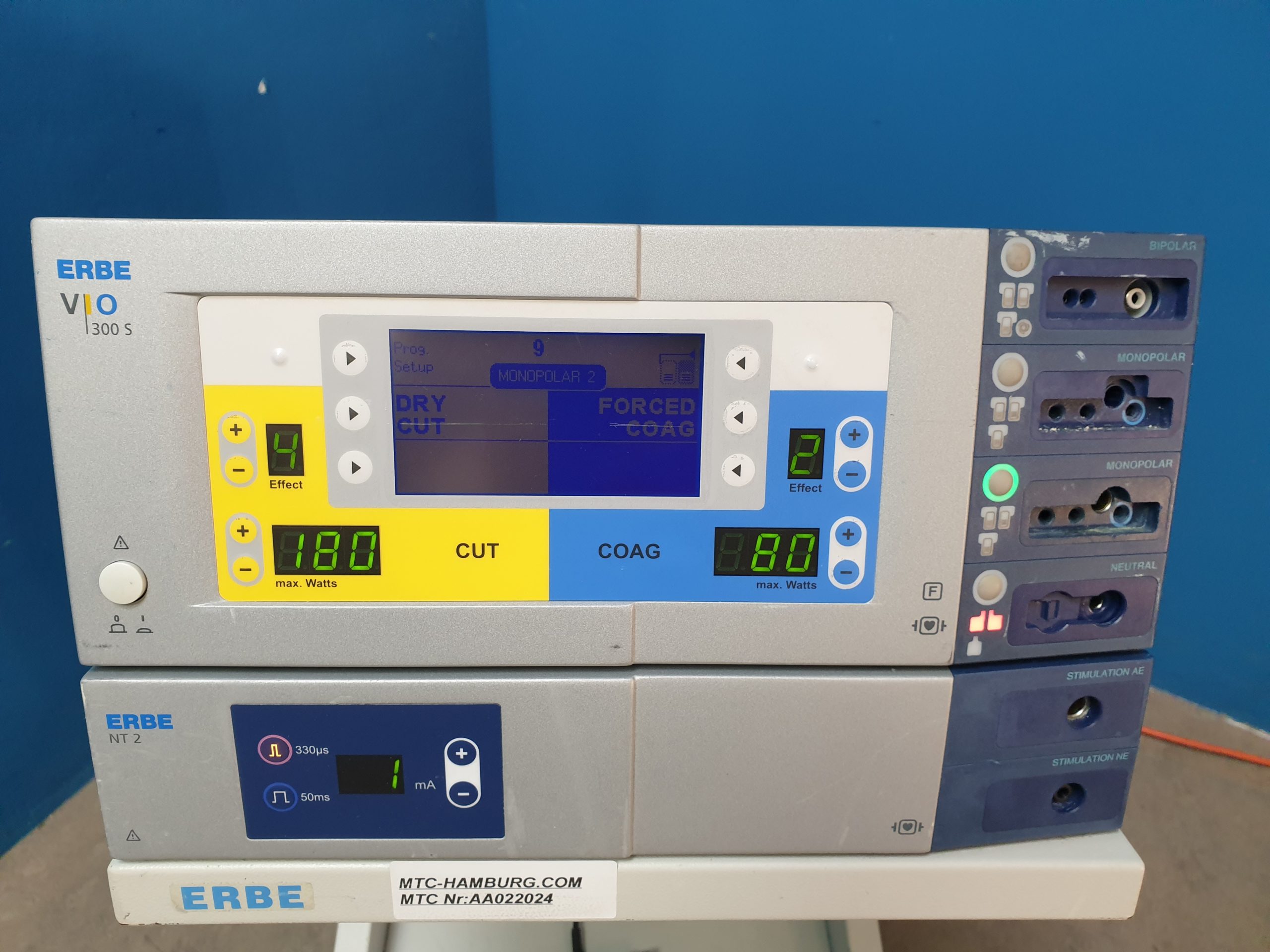 Erbe Vio 300S + NT2 HF Gerät Electrosurgical Unit System – Bild 9