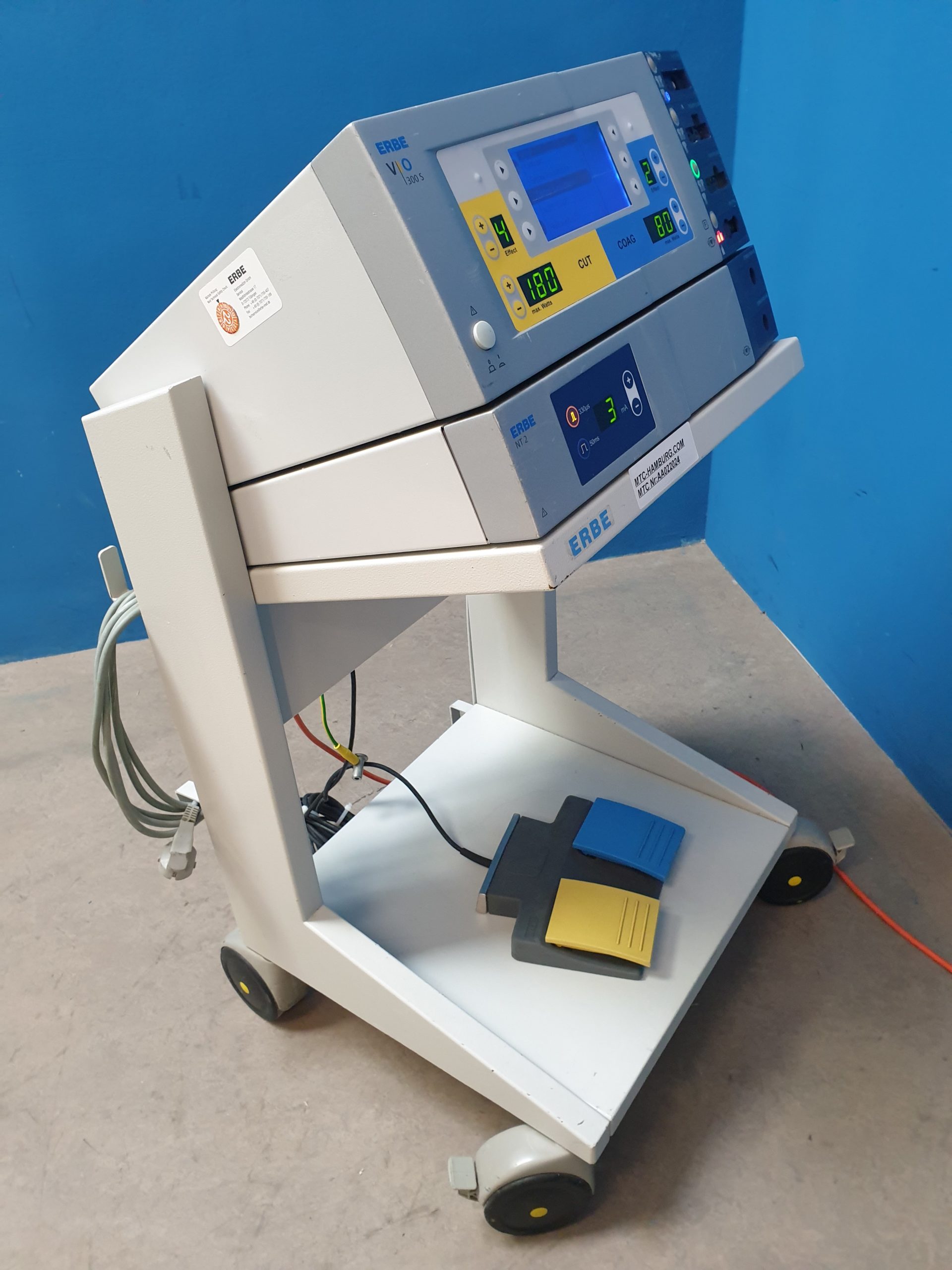 Erbe Vio 300S + NT2 HF Gerät Electrosurgical Unit System – Bild 20