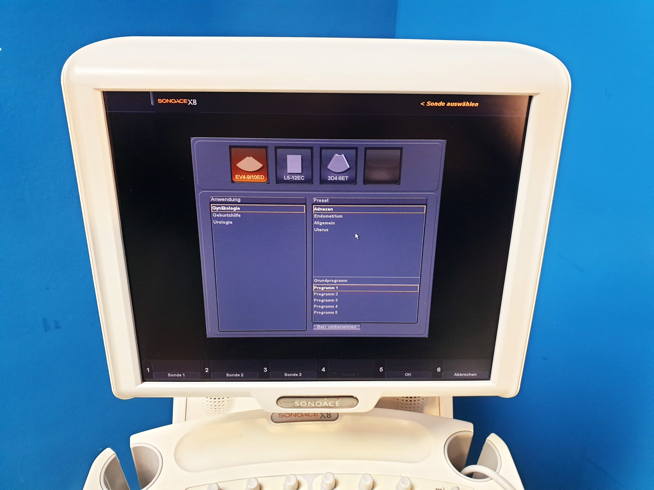 Sonoace Samsung L5-12EC + 3D4-8ET + EV4-910ED 3D 4D Ultraschallgerät