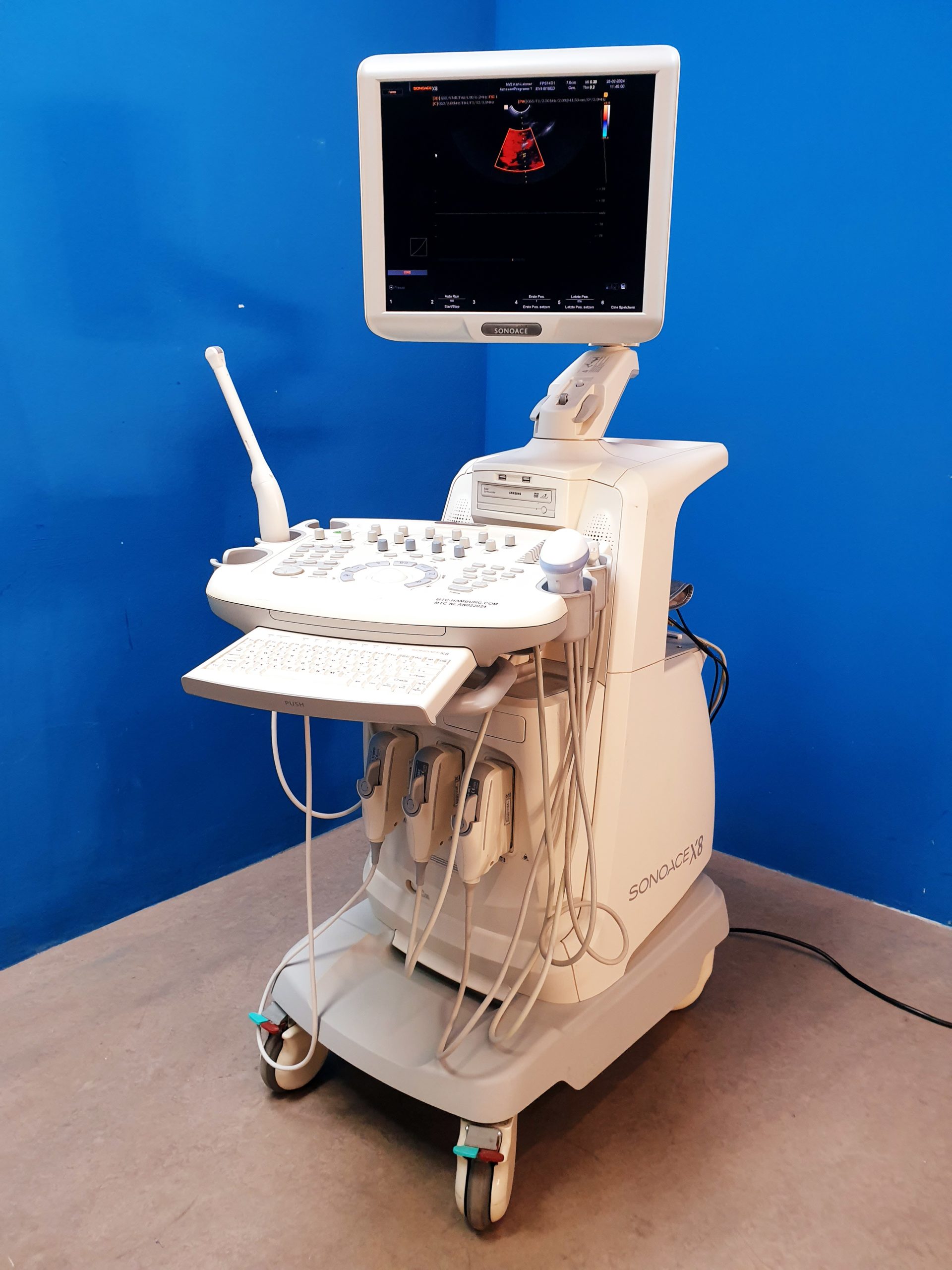 Sonoace Samsung L5-12EC + 3D4-8ET + EV4-910ED 3D 4D Ultraschallgerät – Bild 15