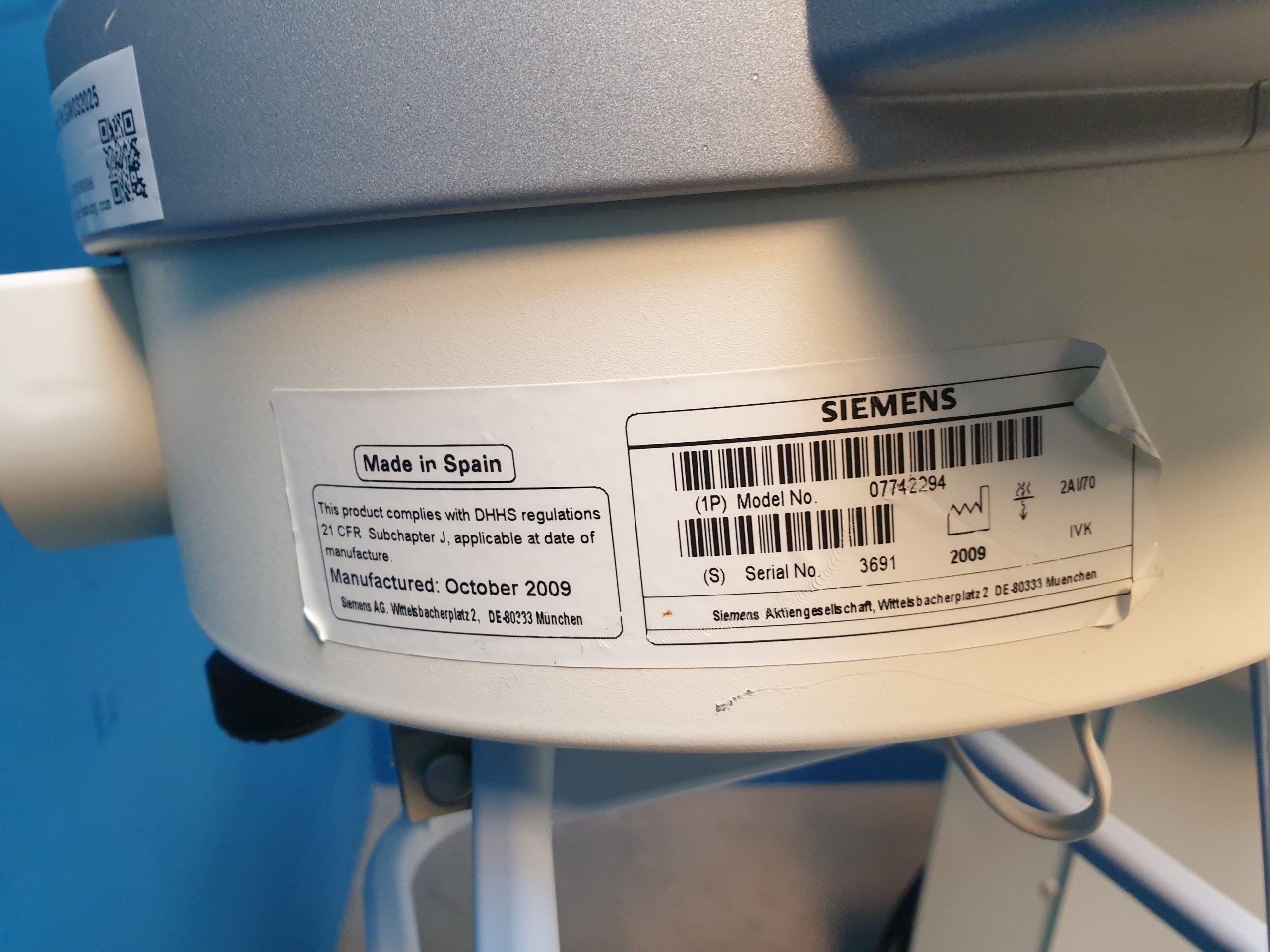 Siemens Mobilett XP Mobiles Röntgen Mobilett DOM 2009 – Bild 6