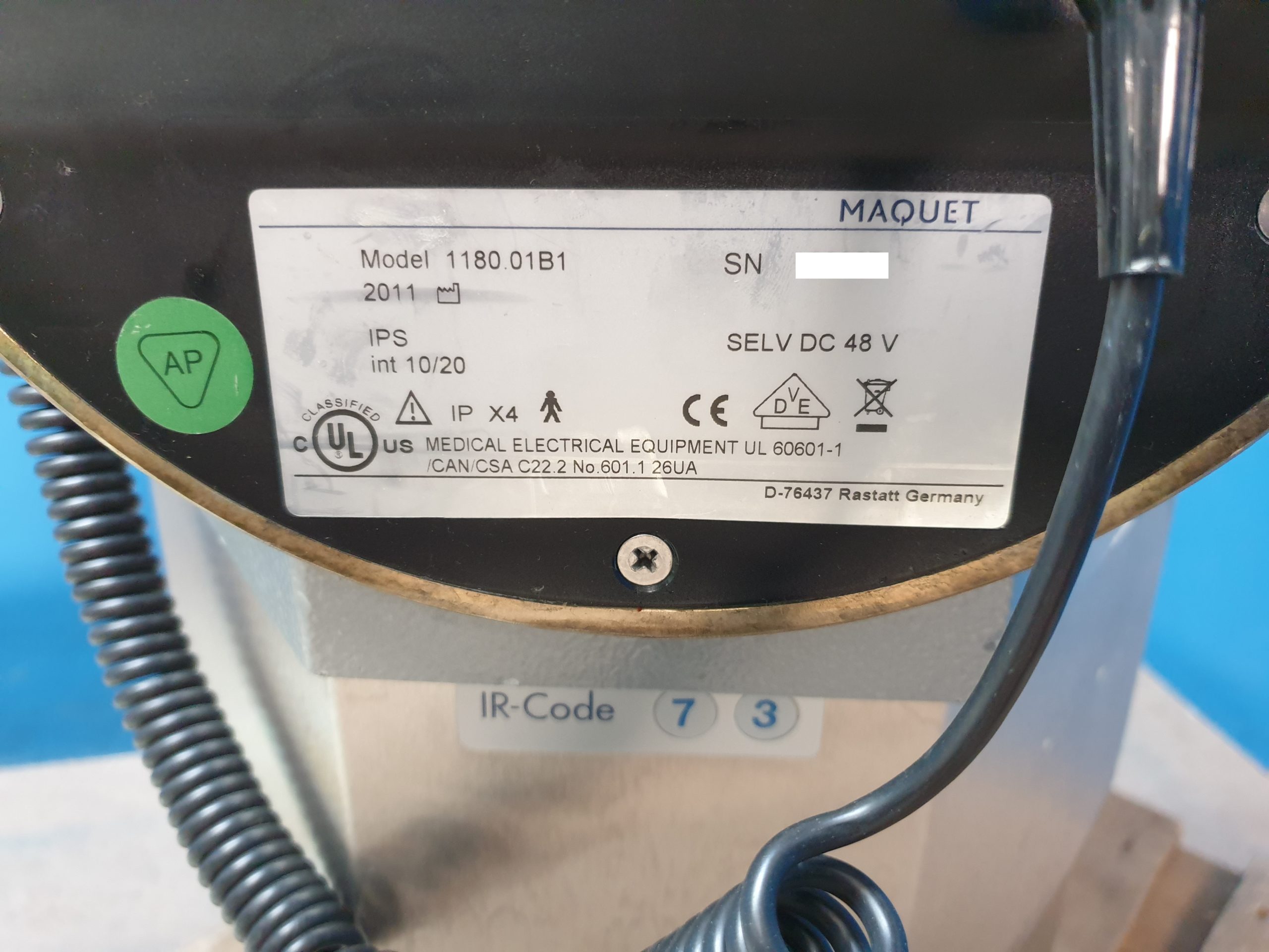 Maquet 1180.01B1 Op Tisch Säule - mit Steuerungskasten und Fernbedienung – Bild 9