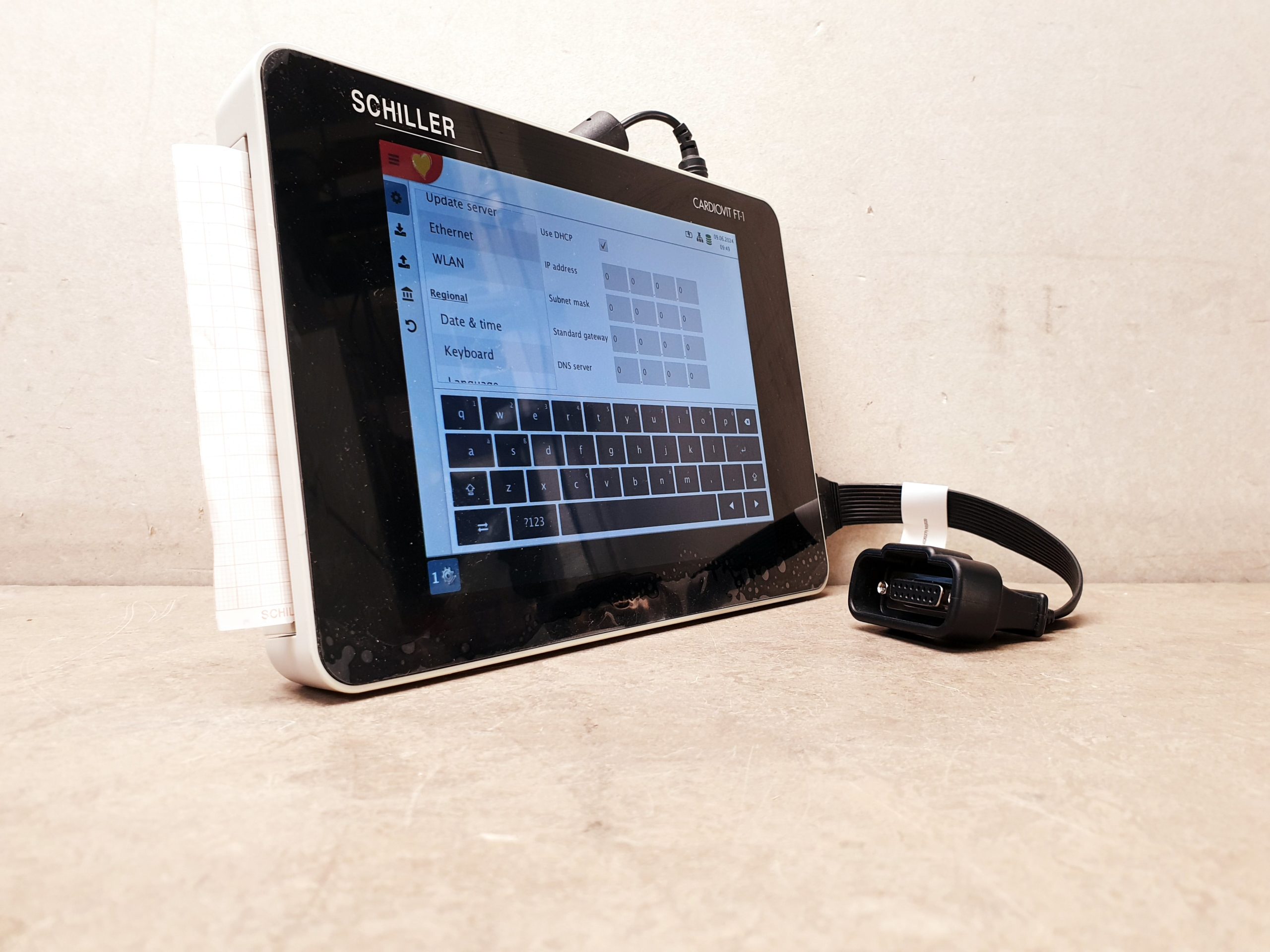 Schiller CARDIOVIT FT-1 Touch 12 Kanal EKG Gerät – Bild 8