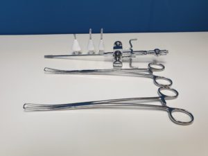 Besteck - Instrumente für schultzsches Gerät + Aesculap ER828 ER 827