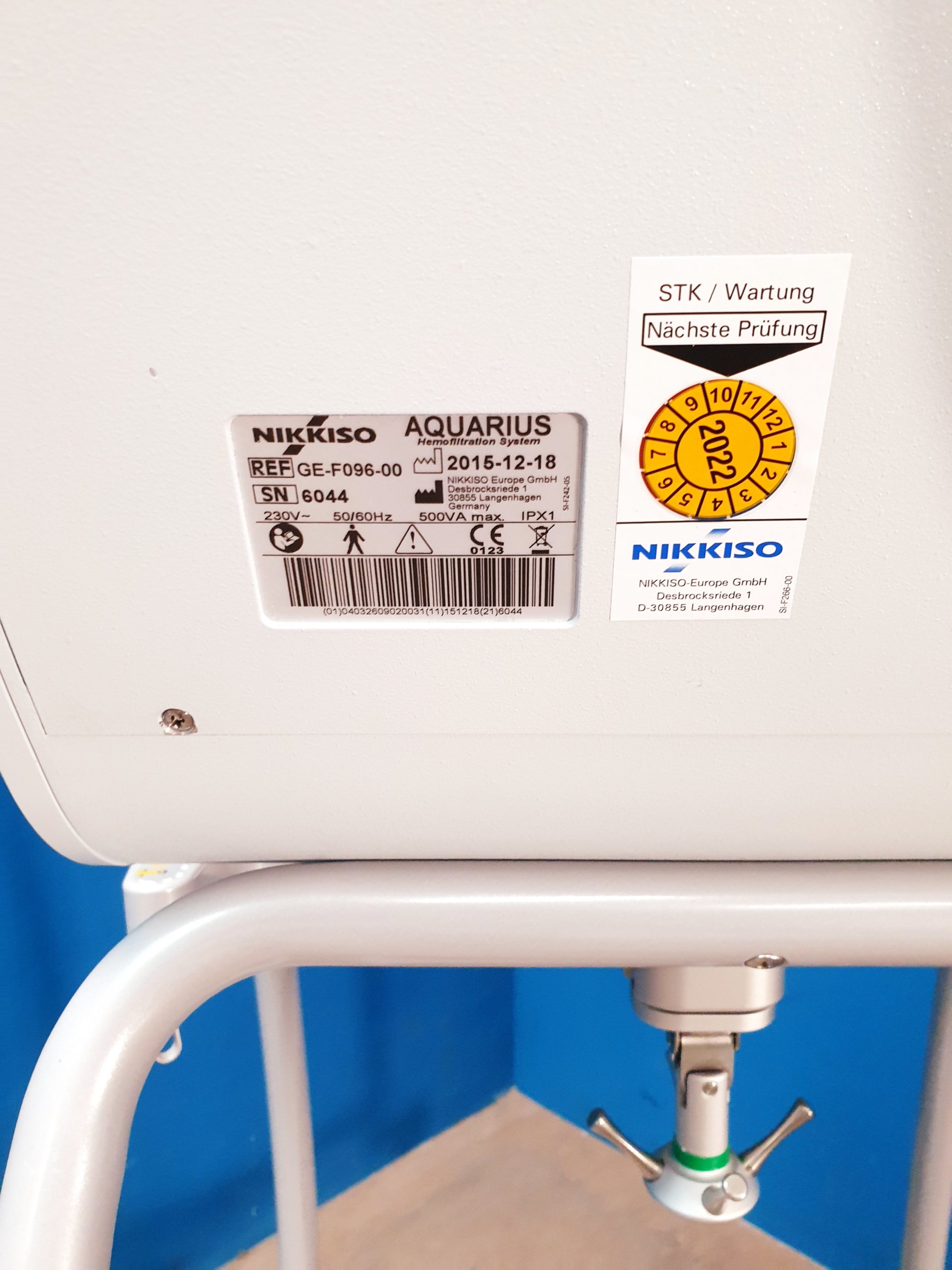 BAXTER Aquarius Stationäres Hämodialysegerät – Bild 7