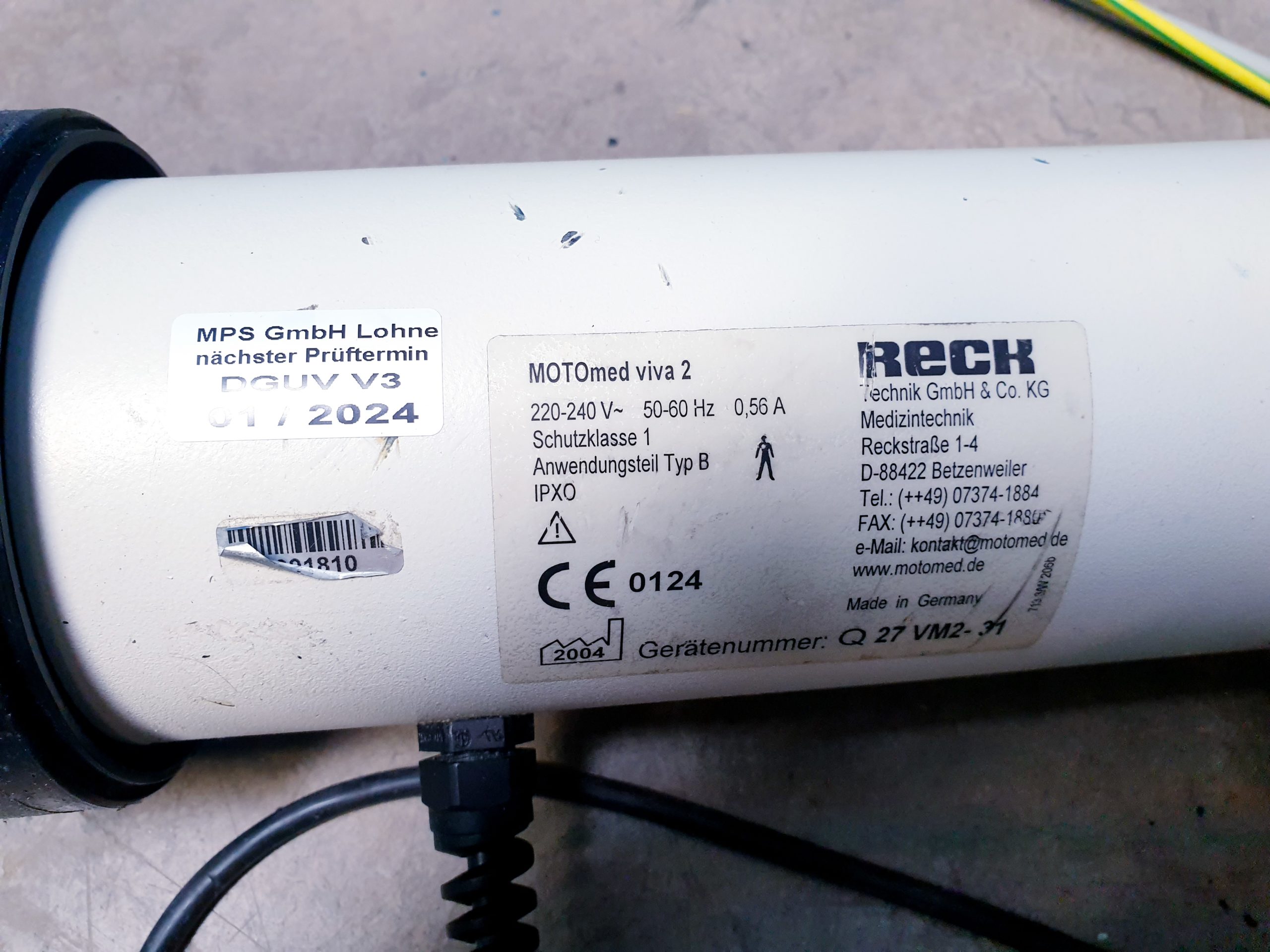 MOTOmed Viva 2 Arm- und Beintrainer Bewegungstrainer Therapie – Bild 21