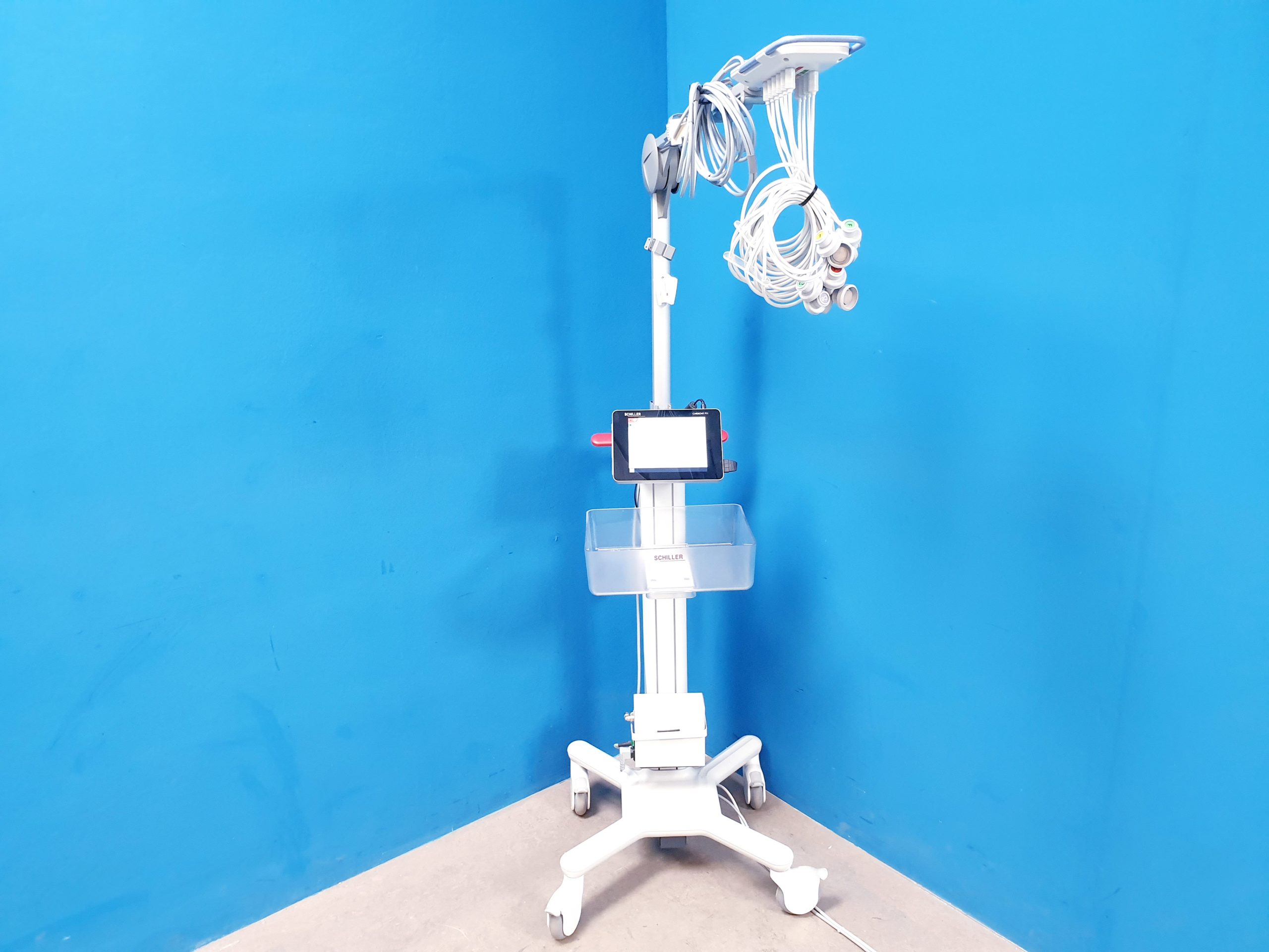 Schiller Cardiovit FT-1 EKG + DT100 80 Sauganlage – Bild 4