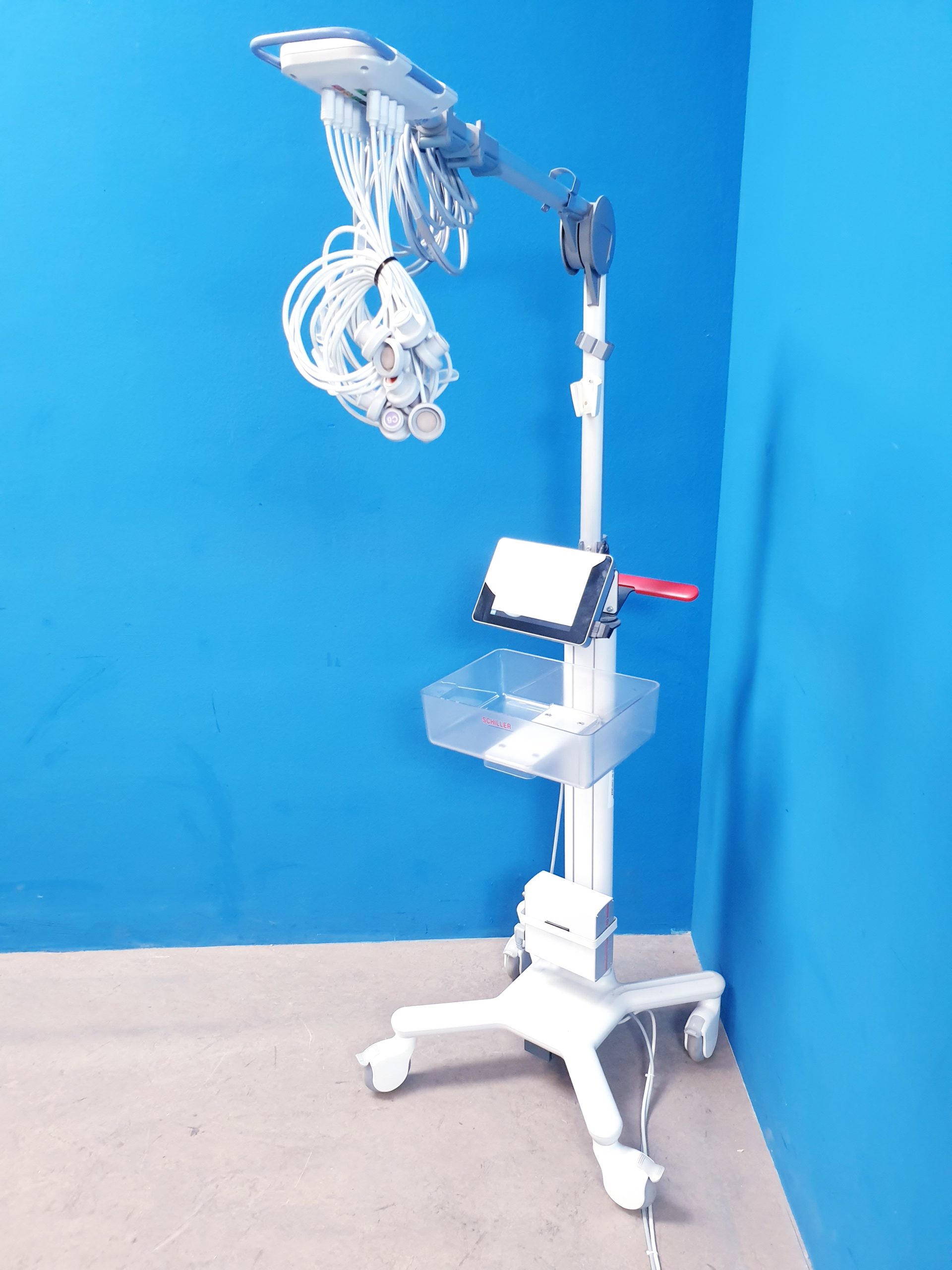 Schiller Cardiovit FT-1 EKG + DT100 80 Sauganlage – Bild 5