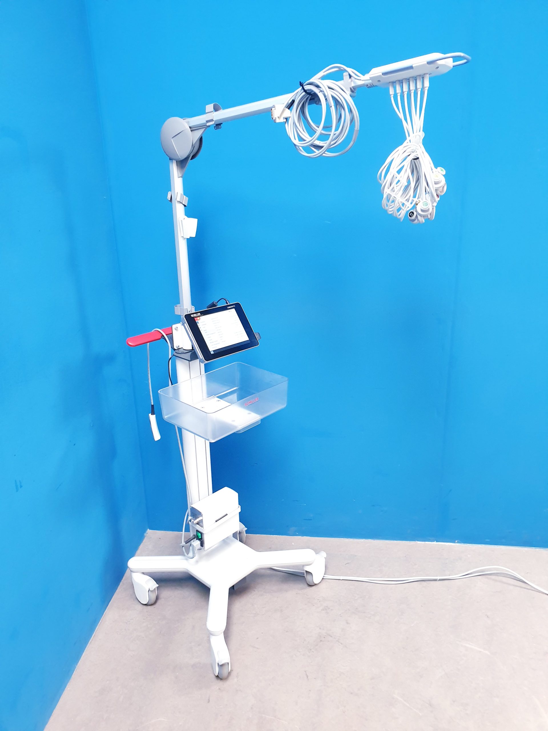 Schiller Cardiovit FT-1 EKG + DT100 80 Sauganlage – Bild 6