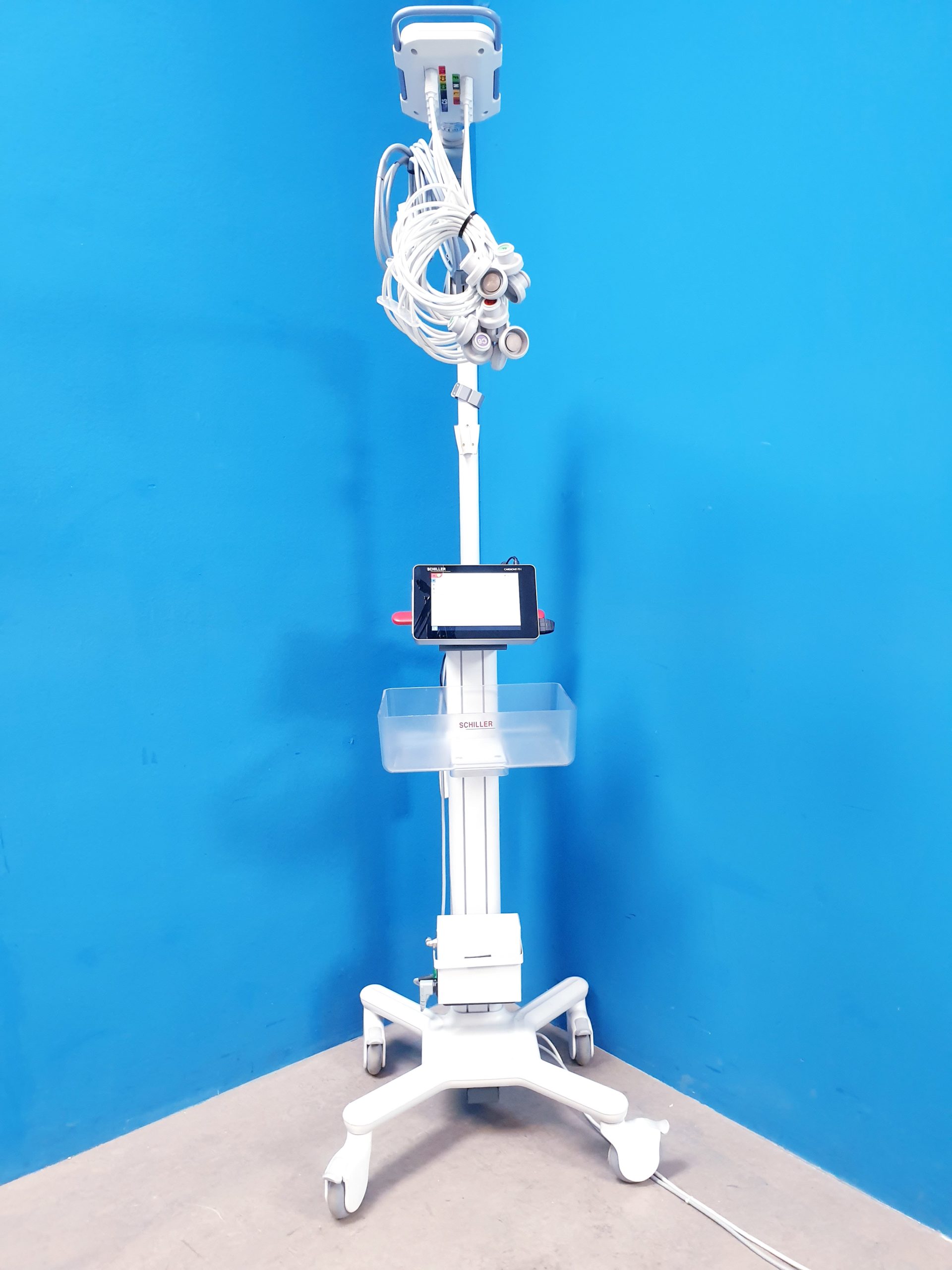 Schiller Cardiovit FT-1 EKG + DT100 80 Sauganlage – Bild 7