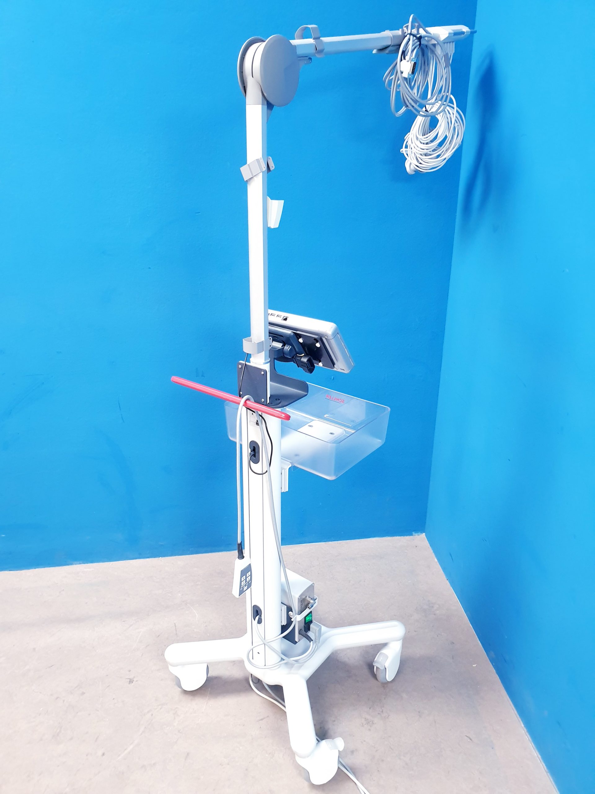 Schiller Cardiovit FT-1 EKG + DT100 80 Sauganlage – Bild 9