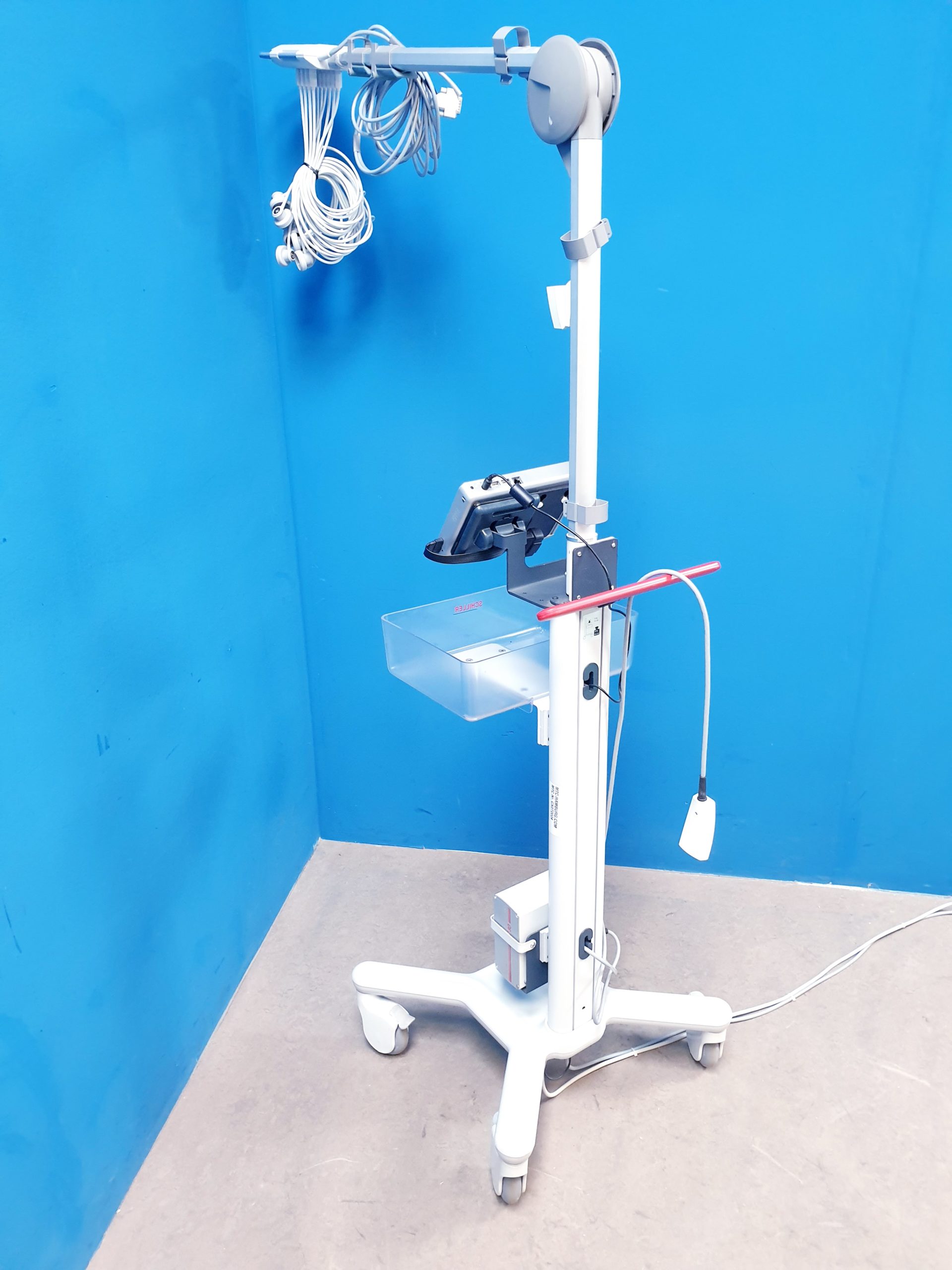 Schiller Cardiovit FT-1 EKG + DT100 80 Sauganlage – Bild 10