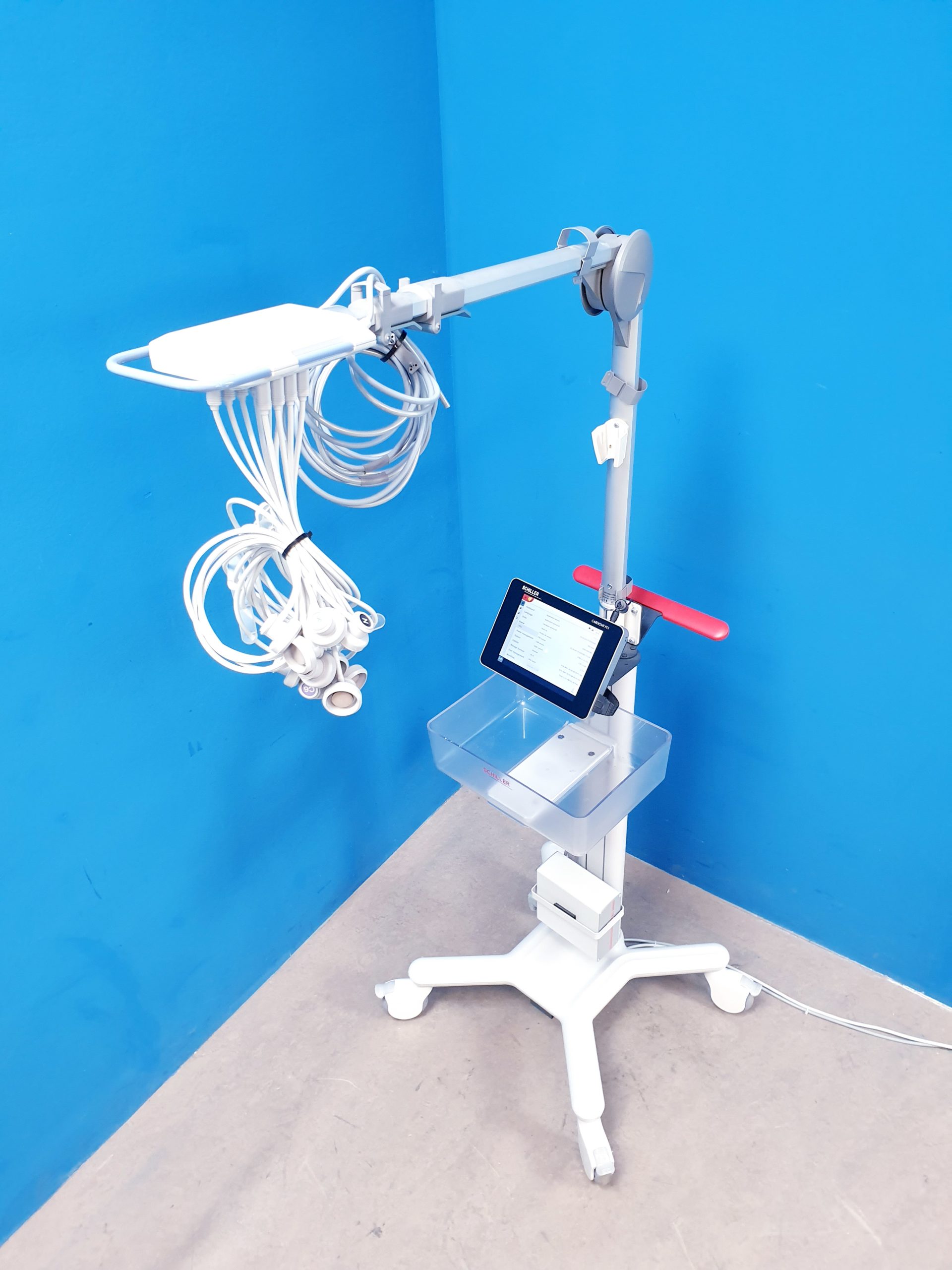 Schiller Cardiovit FT-1 EKG + DT100 80 Sauganlage – Bild 11