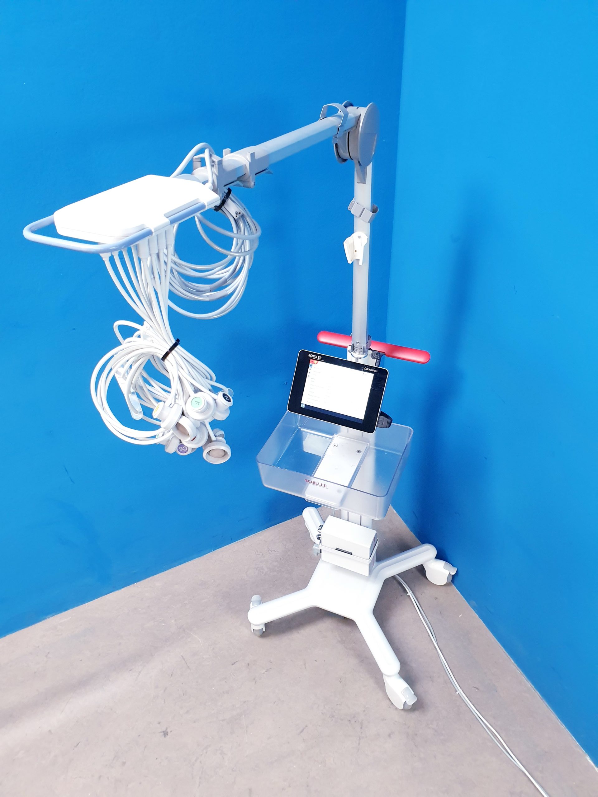 Schiller Cardiovit FT-1 EKG + DT100 80 Sauganlage – Bild 13