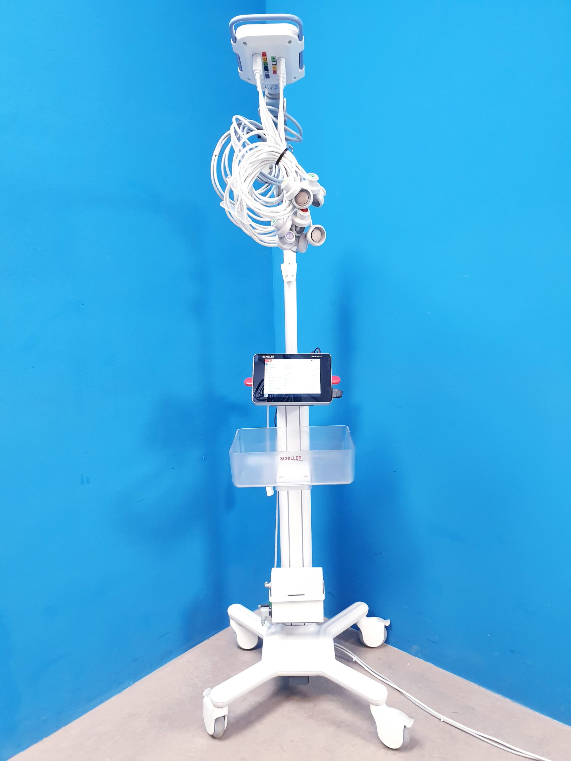 Schiller Cardiovit FT-1 EKG + DT100 80 Sauganlage – Bild 14
