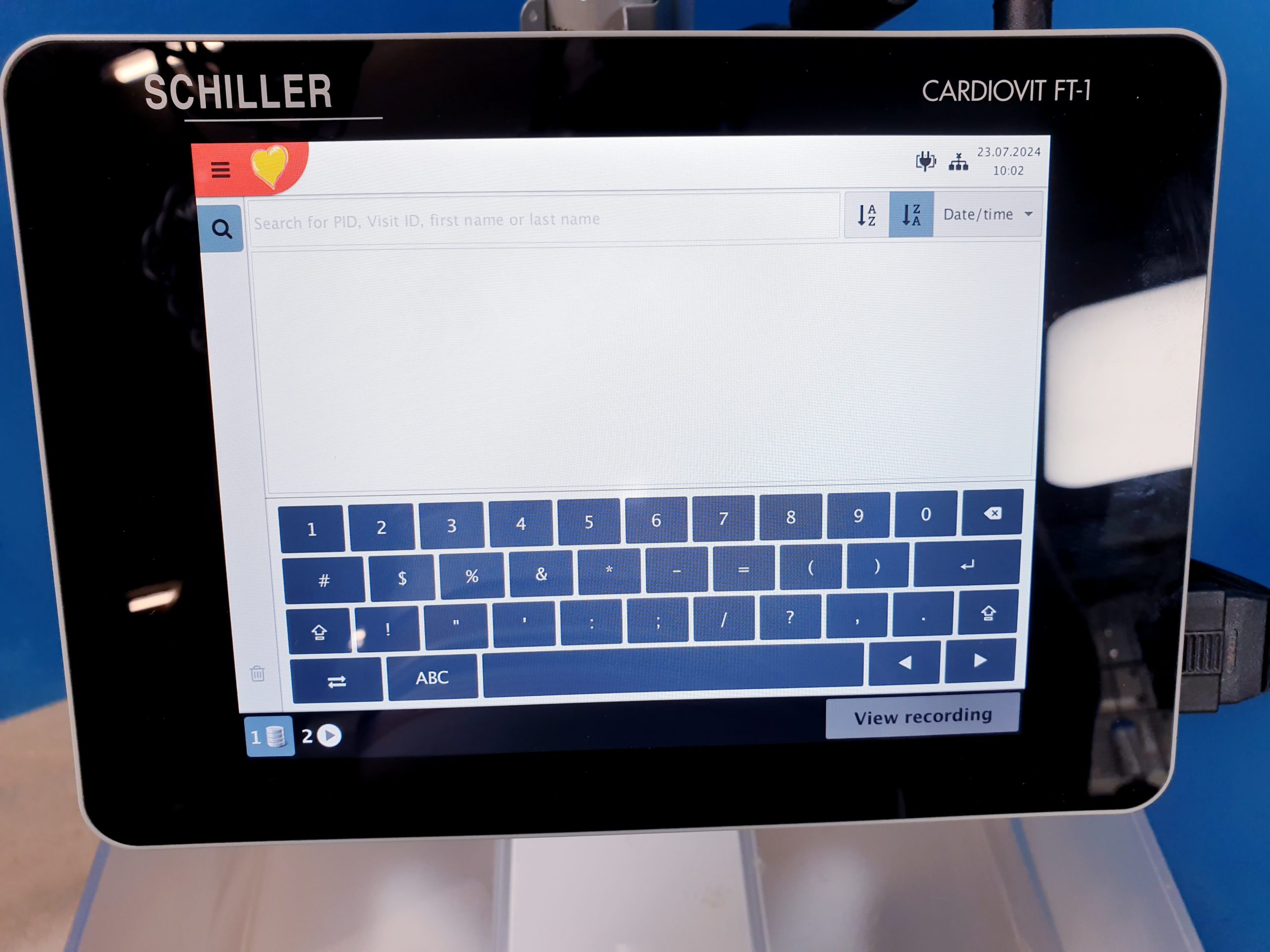 Schiller Cardiovit FT-1 EKG + DT100 80 Sauganlage – Bild 18