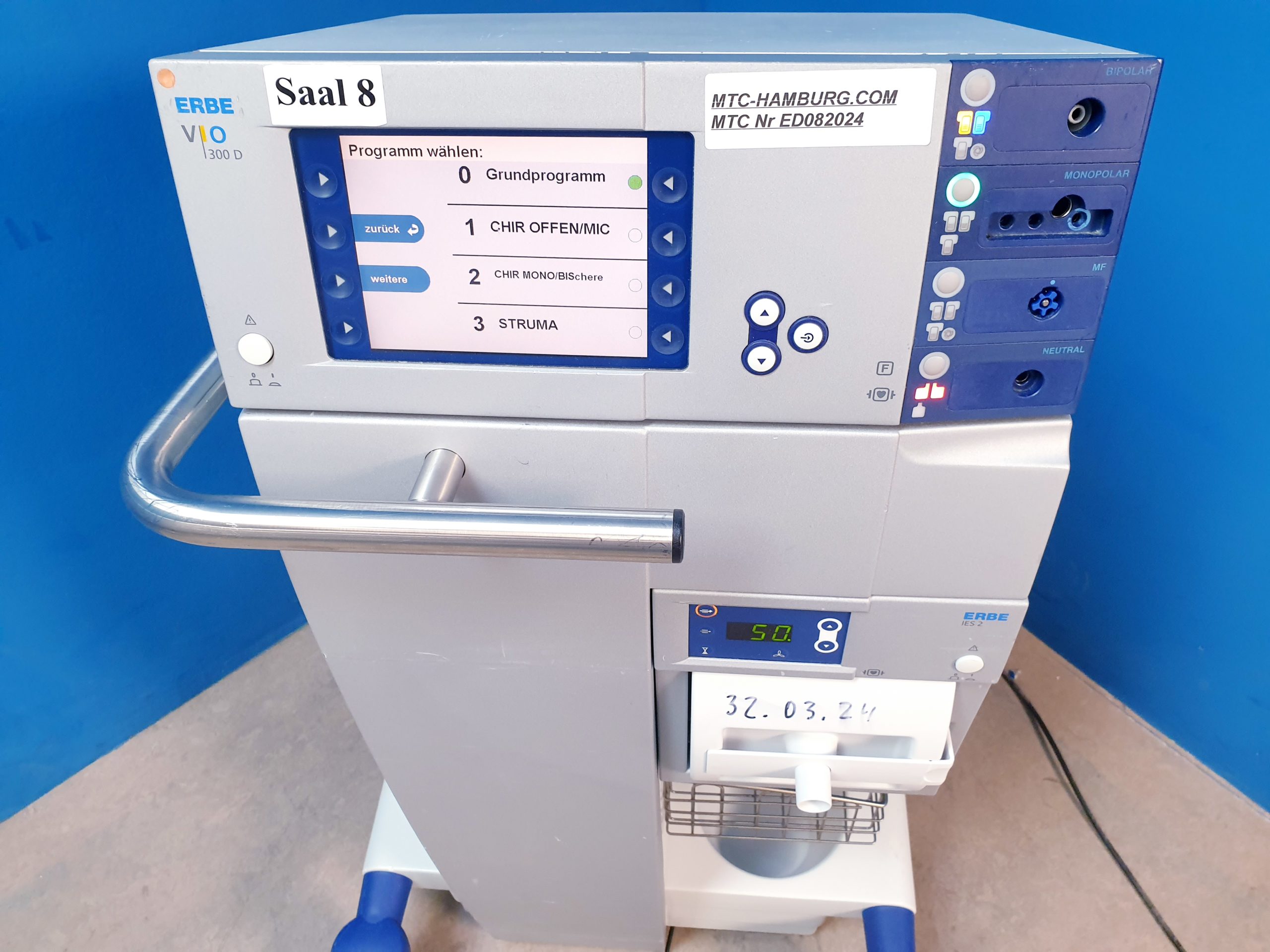 Erbe Vio 300 D + IES2 - Rollbar