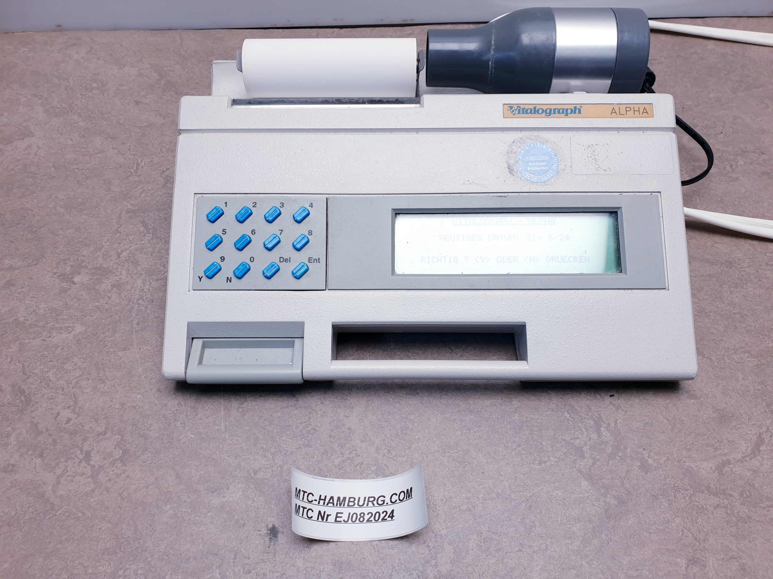 Vitalograph Alpha Spirometer – Bild 3