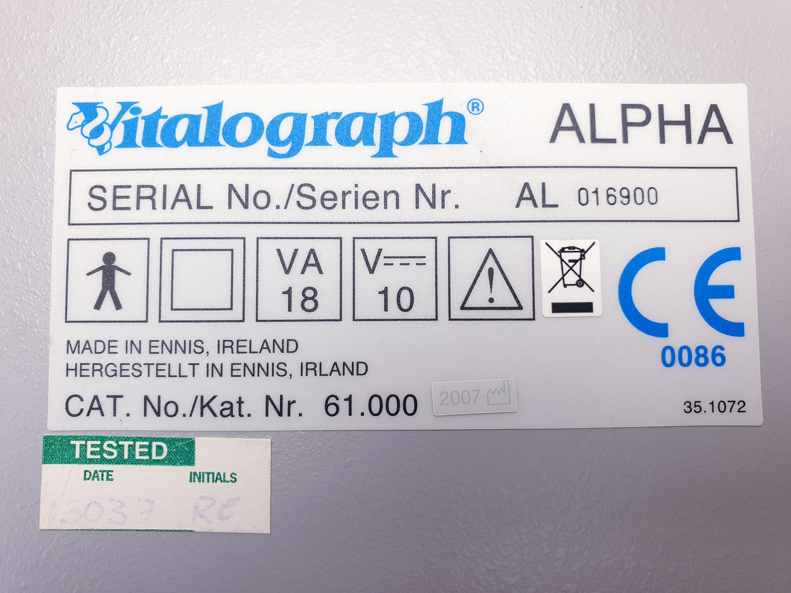 Vitalograph Alpha Spirometer – Bild 9