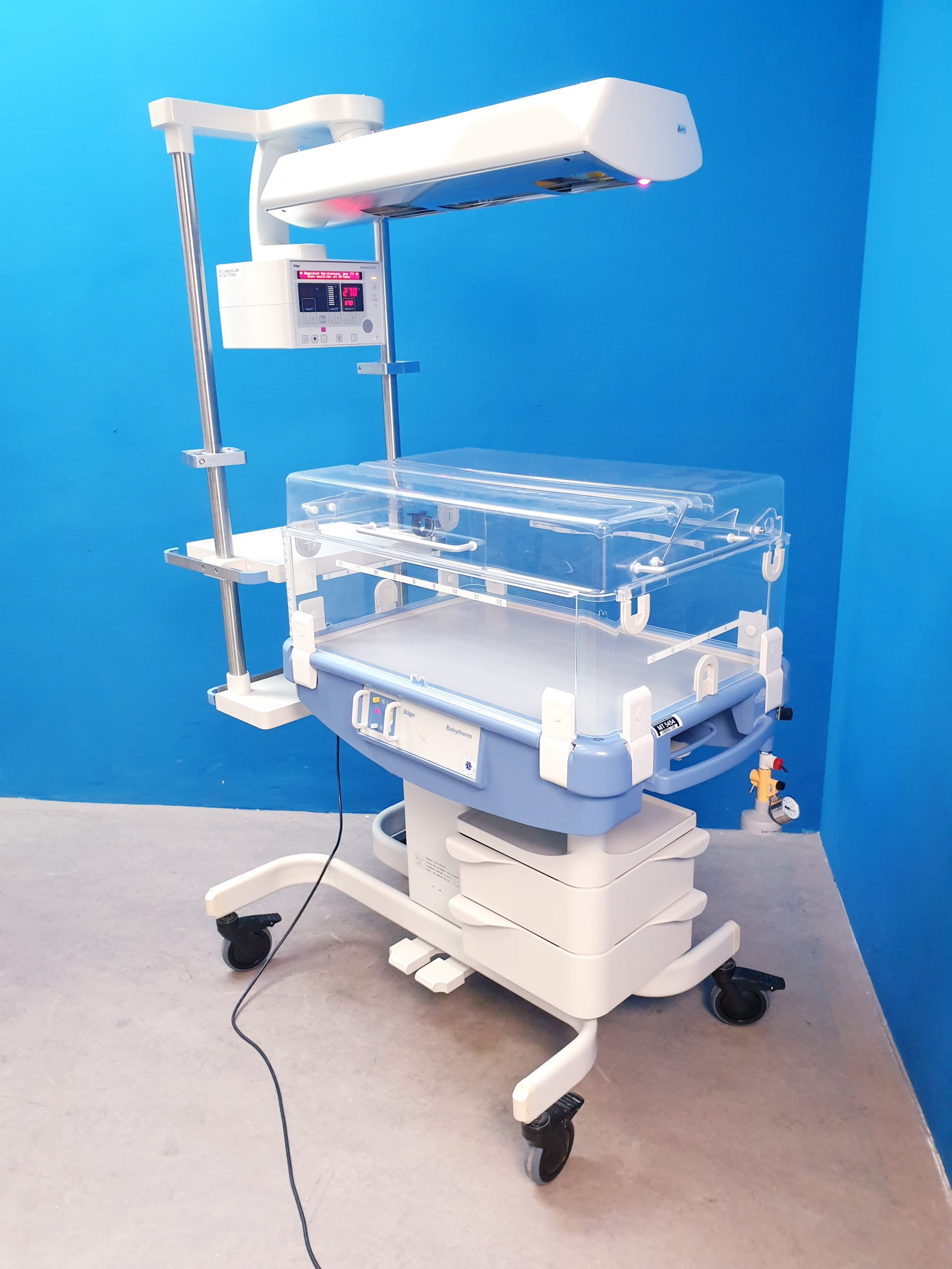 Dräger Babytherm 8000, fahrbare Reanimationseinheit für Neugeborene mit Wärmestrahler – Bild 5