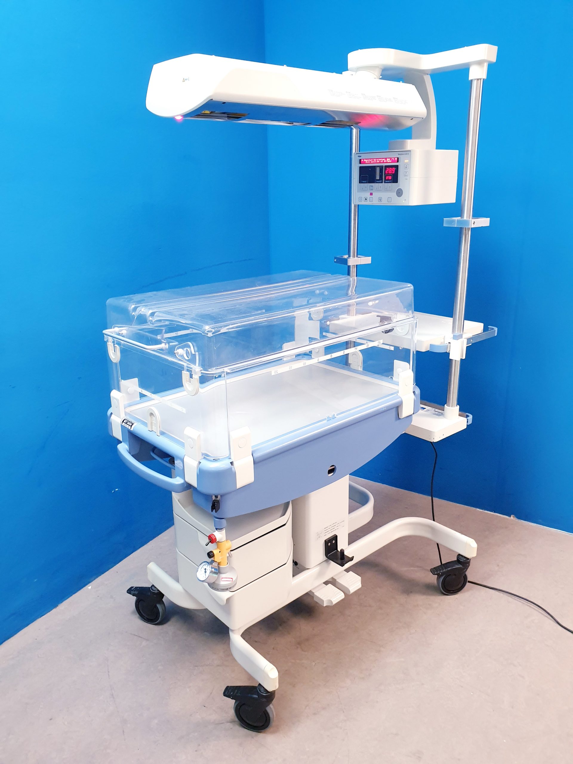 Dräger Babytherm 8000, fahrbare Reanimationseinheit für Neugeborene mit Wärmestrahler – Bild 9