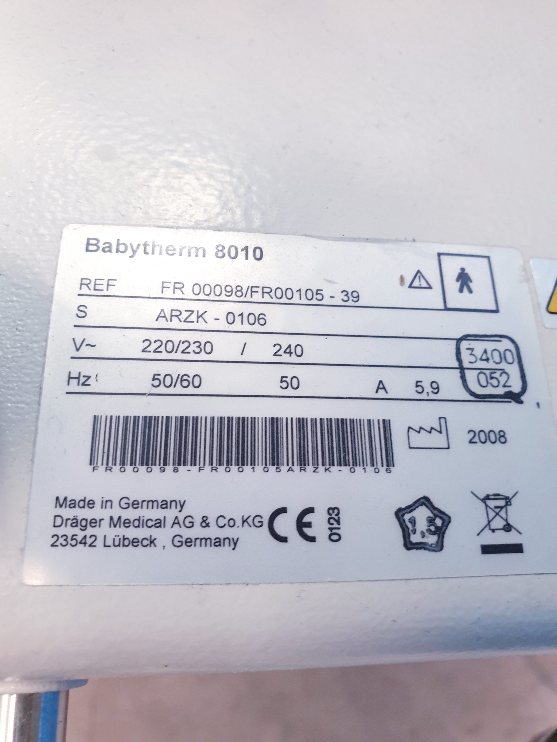 Dräger Babytherm 8000, fahrbare Reanimationseinheit für Neugeborene mit Wärmestrahler – Bild 21