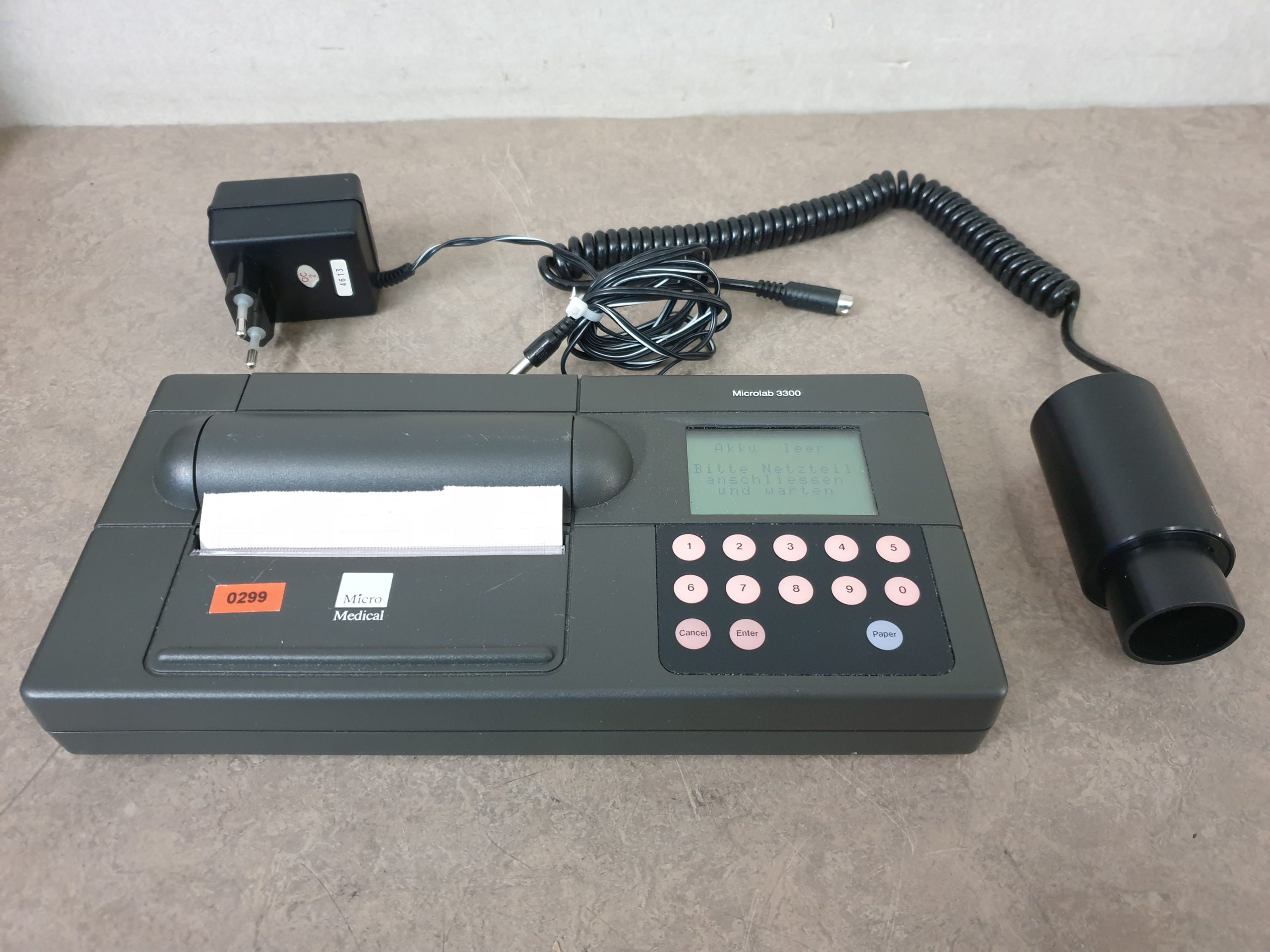 MICRO MEDICAL MicroLab 3300 Spirometer Mk4 – Bild 4