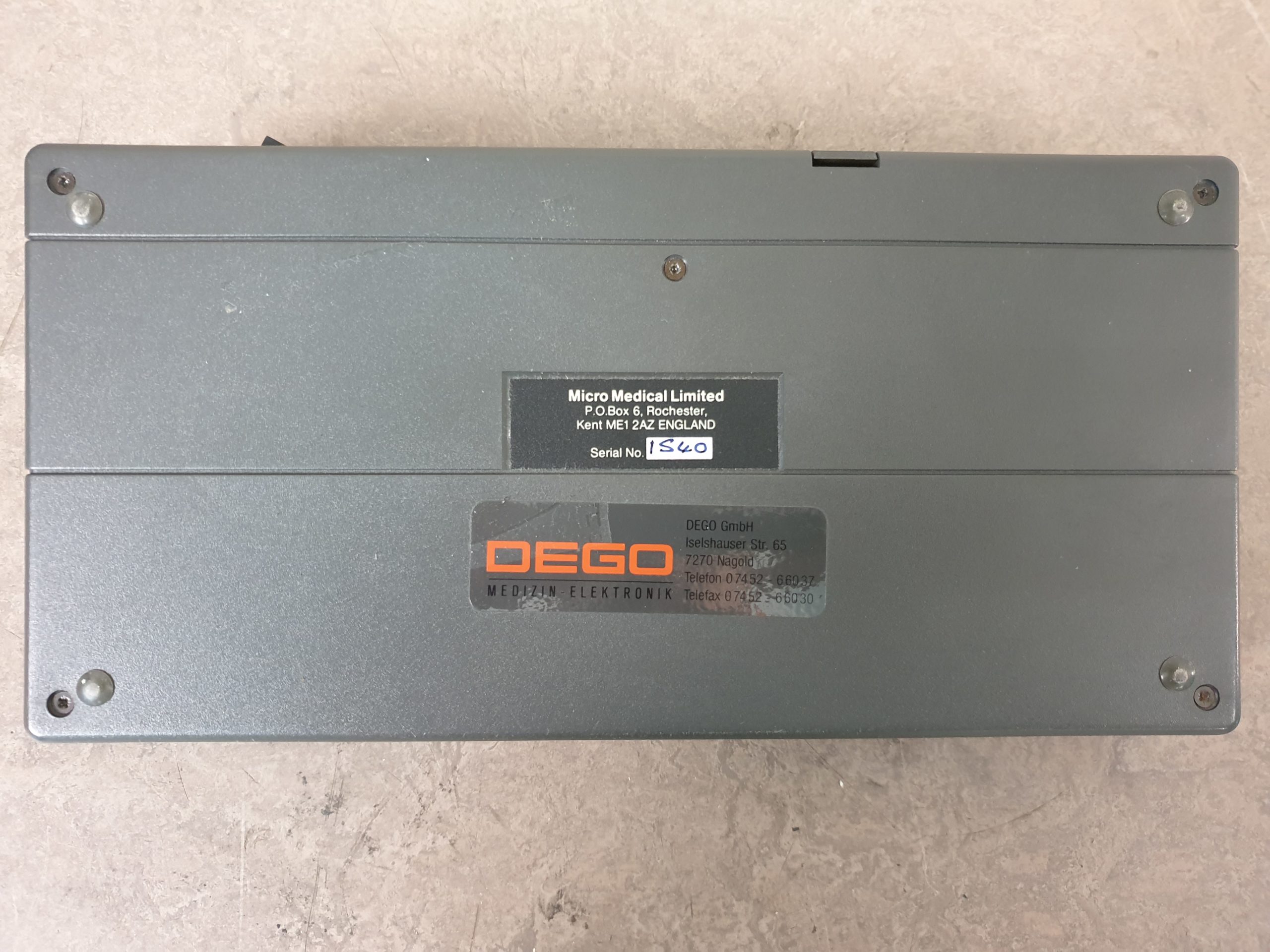 MICRO MEDICAL MicroLab 3300 Spirometer Mk4 – Bild 9